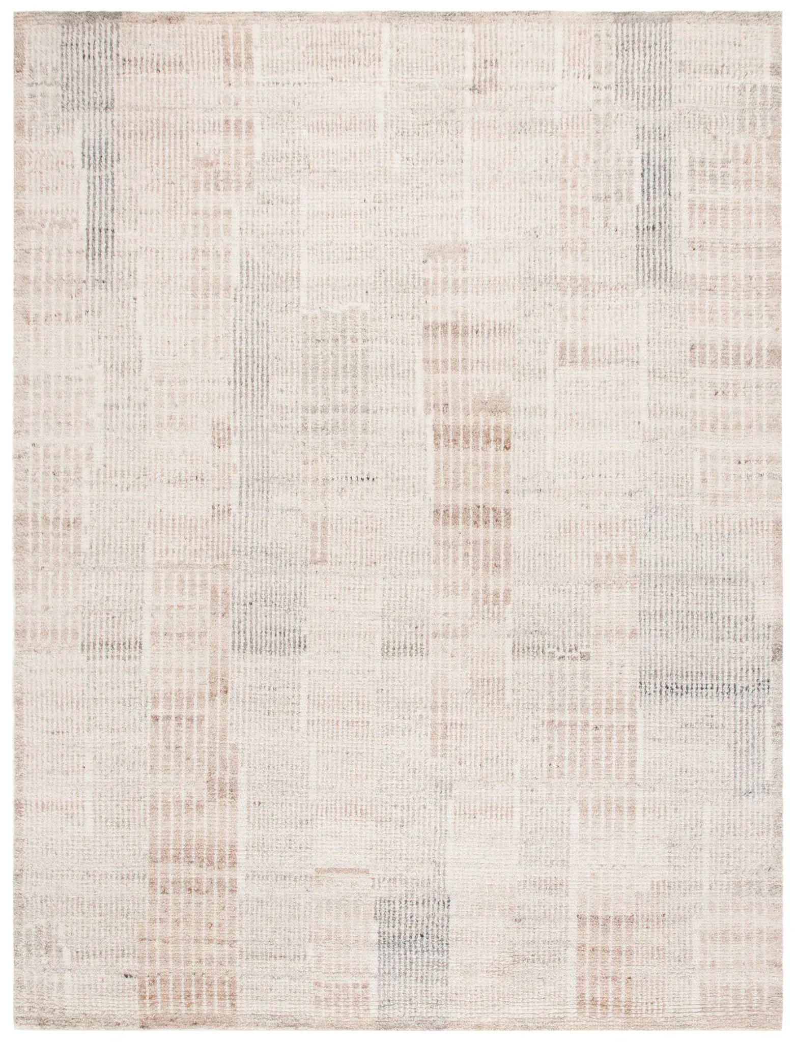 Manhattan Hatchwork Hand-Knotted Wool Rug
