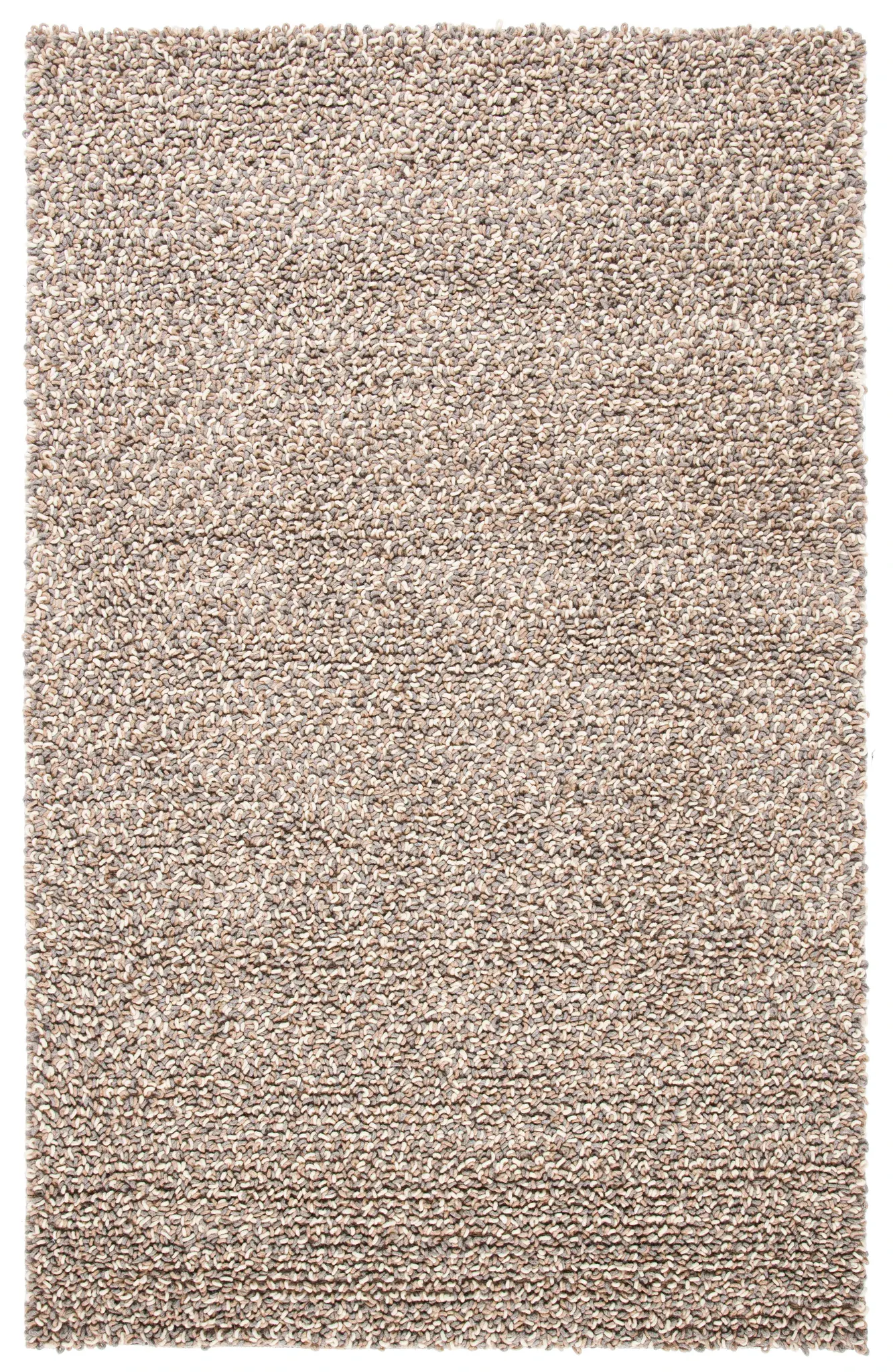 Manhattan Looped Hand-Tufted Shag Wool Rug