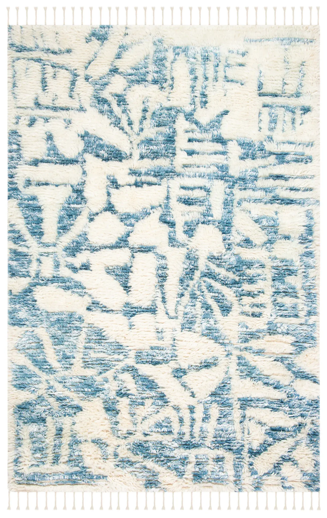Manhattan Abstract Hand-Knotted Wool Rug