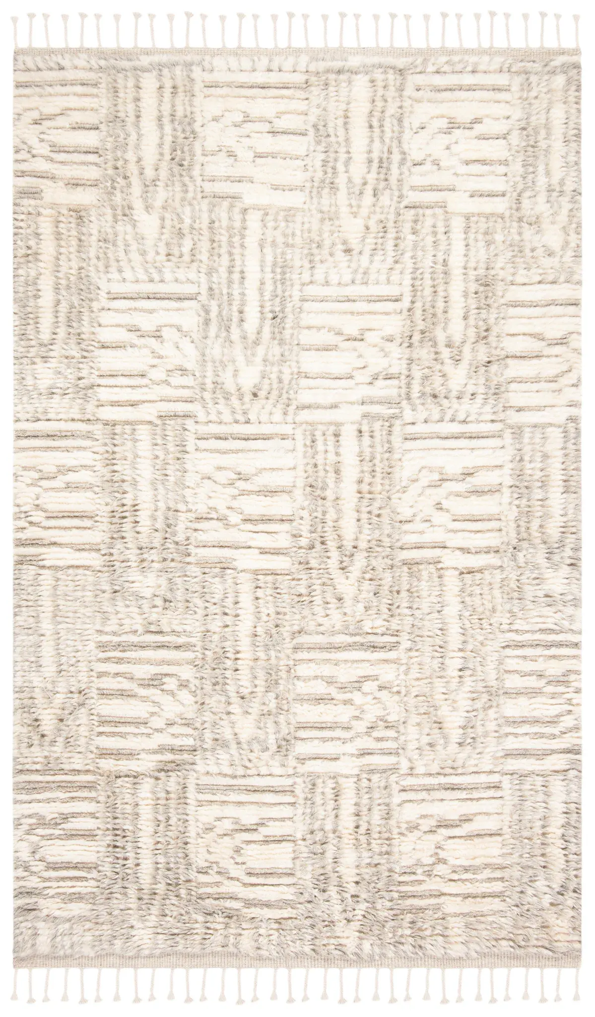 Manhattan Basketweave Hand-Knotted Wool Rug