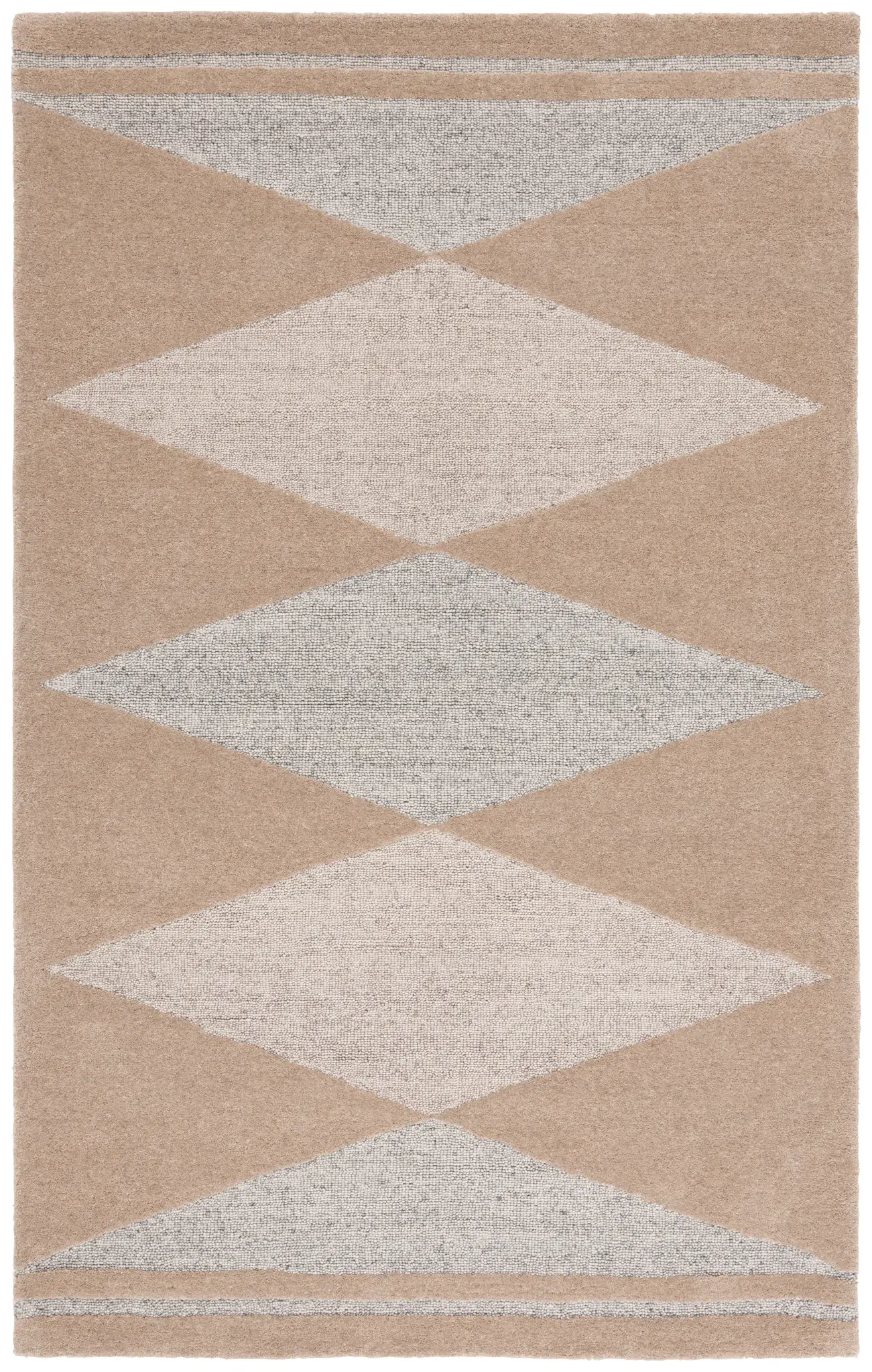 Manhattan Oversized Diamond Hand-Tufted Wool Rug