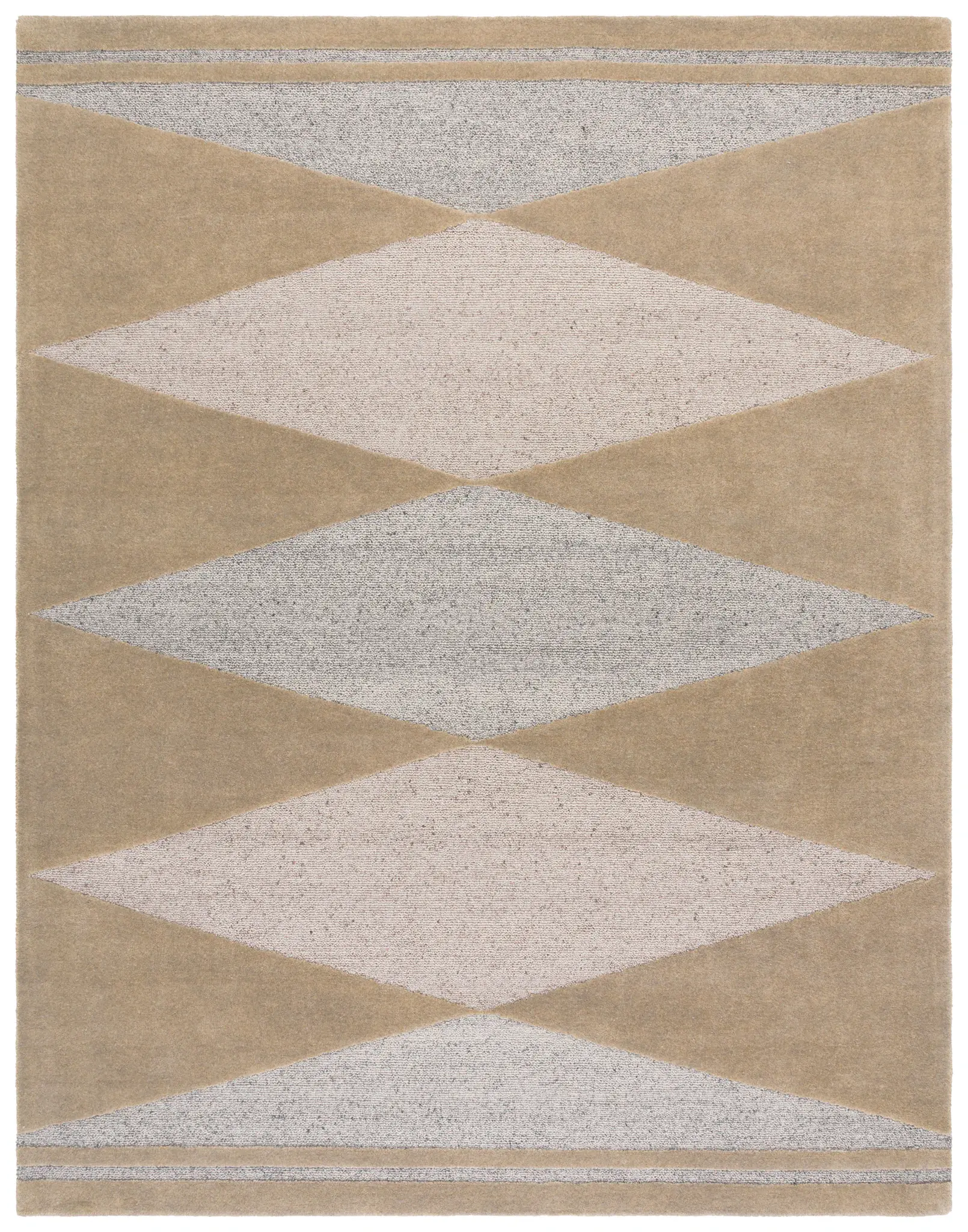 Manhattan Oversized Diamond Hand-Tufted Wool Rug