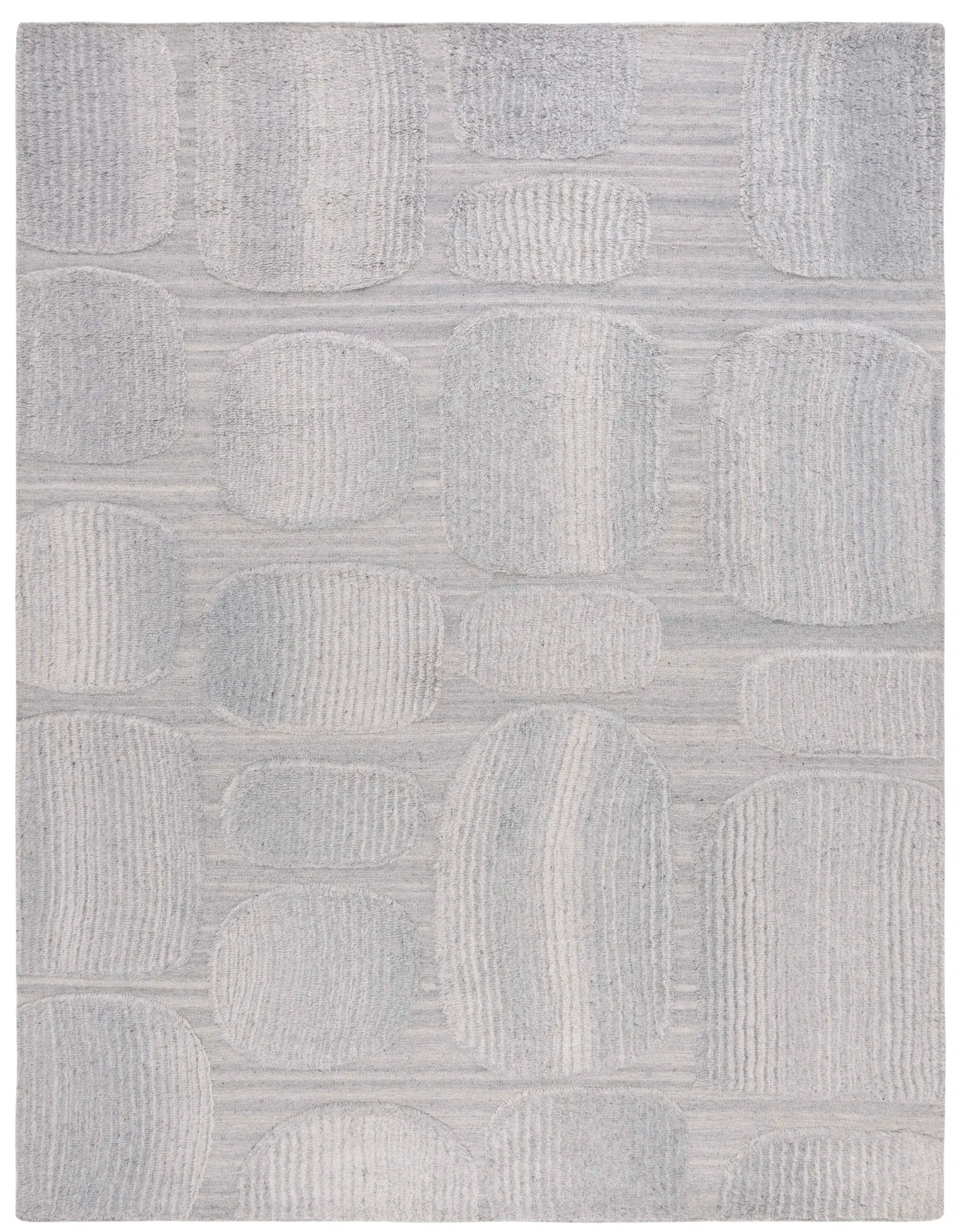 Manhattan Pebble Hand-Woven Wool Rug
