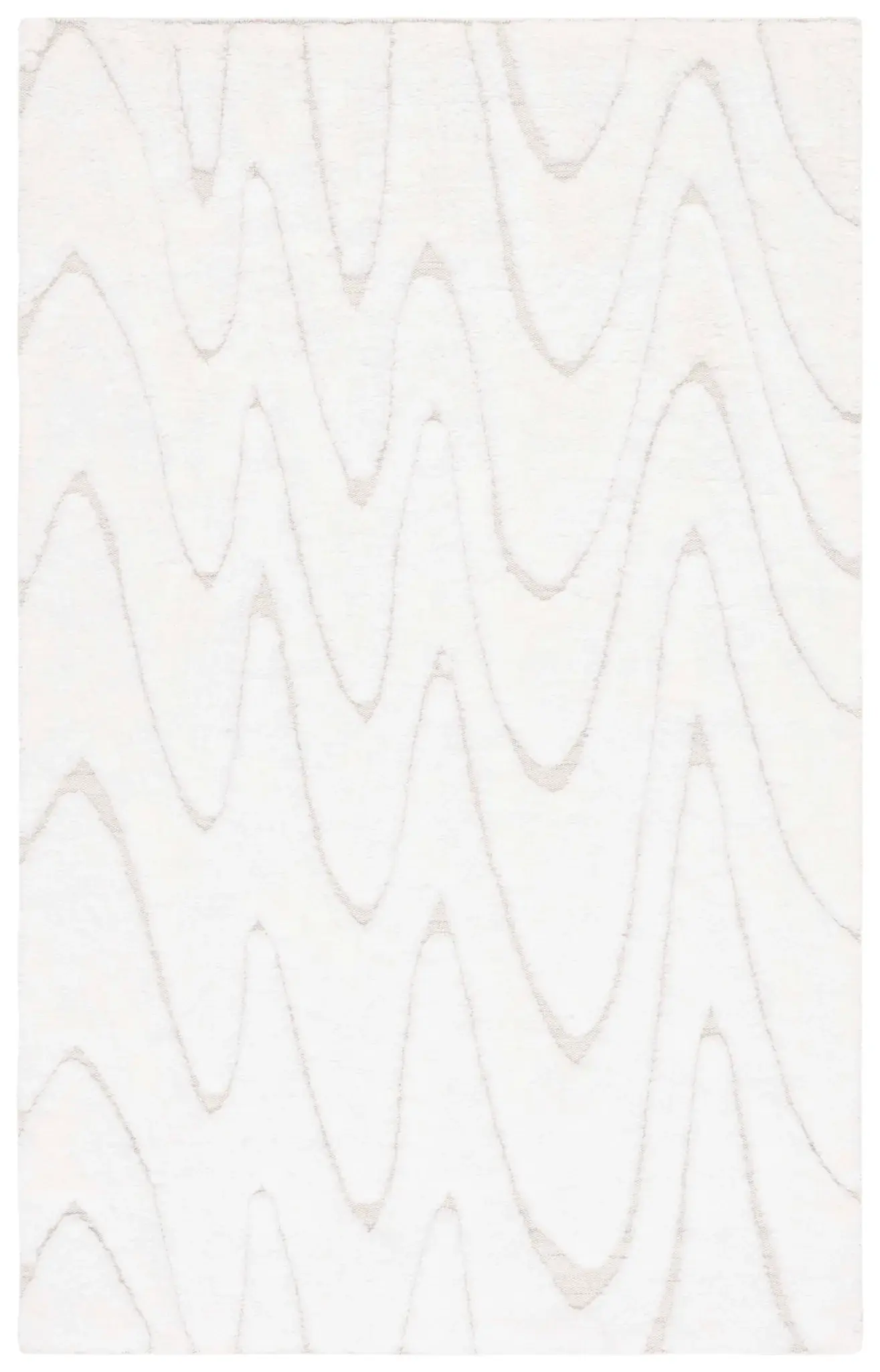 Manhattan Wave Hand-Woven Wool Rug