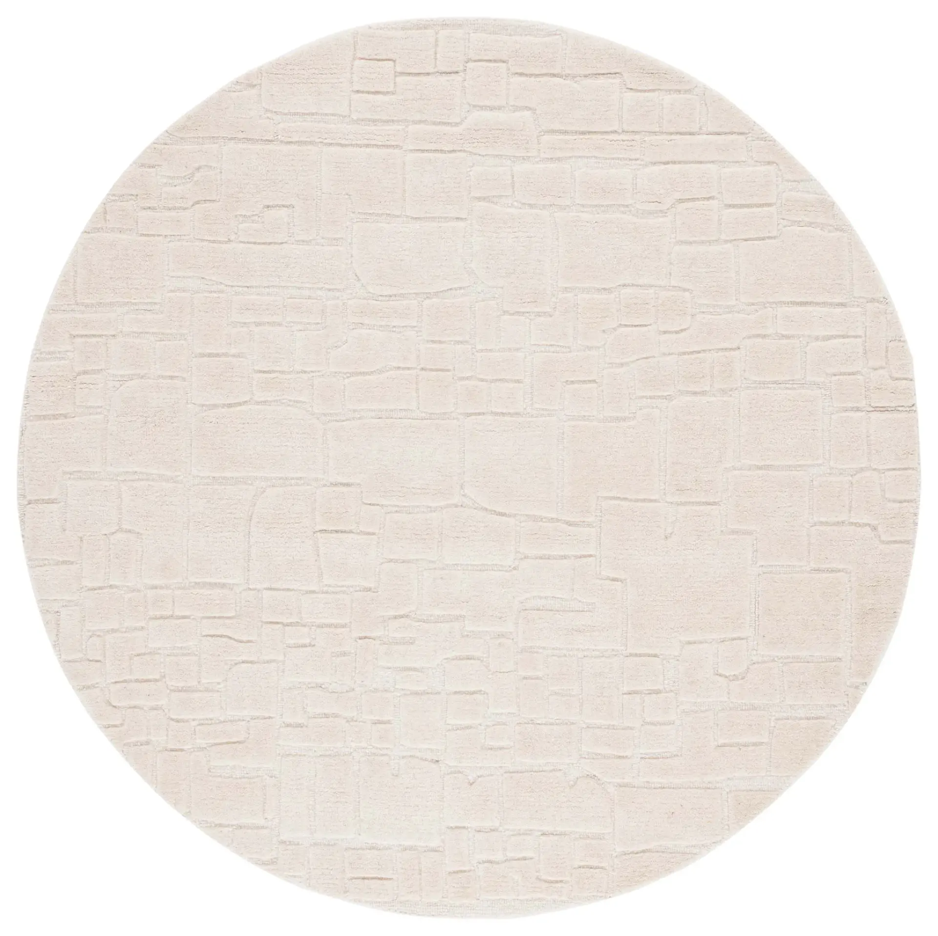 Manhattan Modern Cobblestone Hand-Tufted Wool Rug