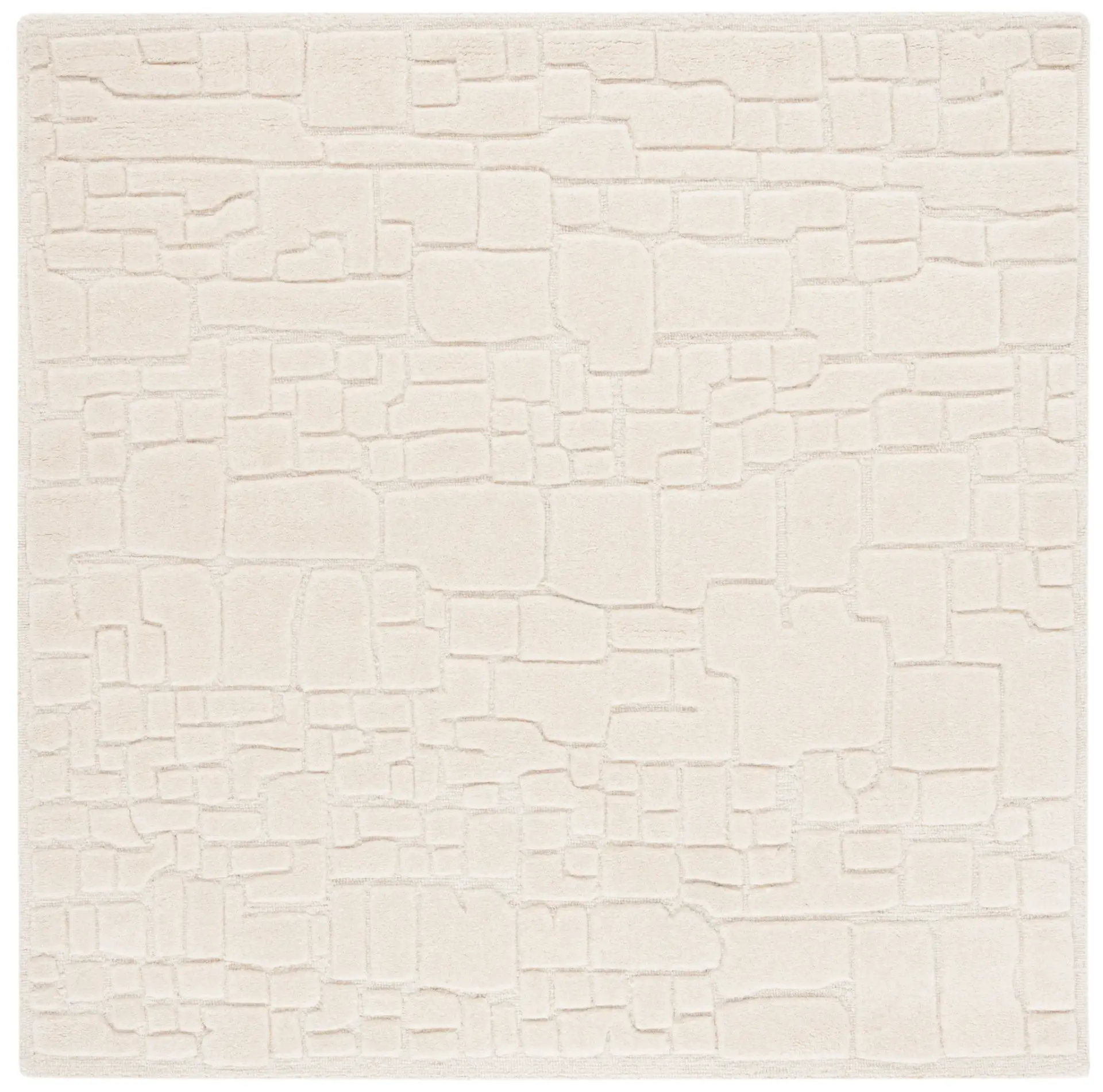 Manhattan Modern Cobblestone Hand-Tufted Wool Rug