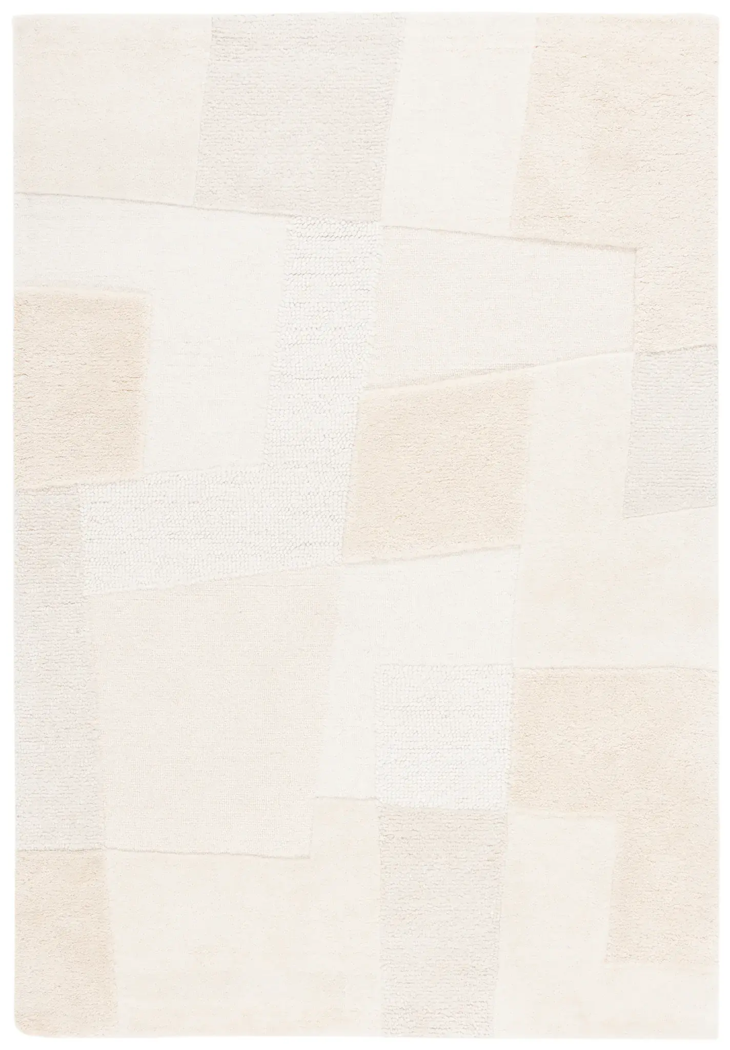 Manhattan Patchwork Hand-Tufted Wool Rug