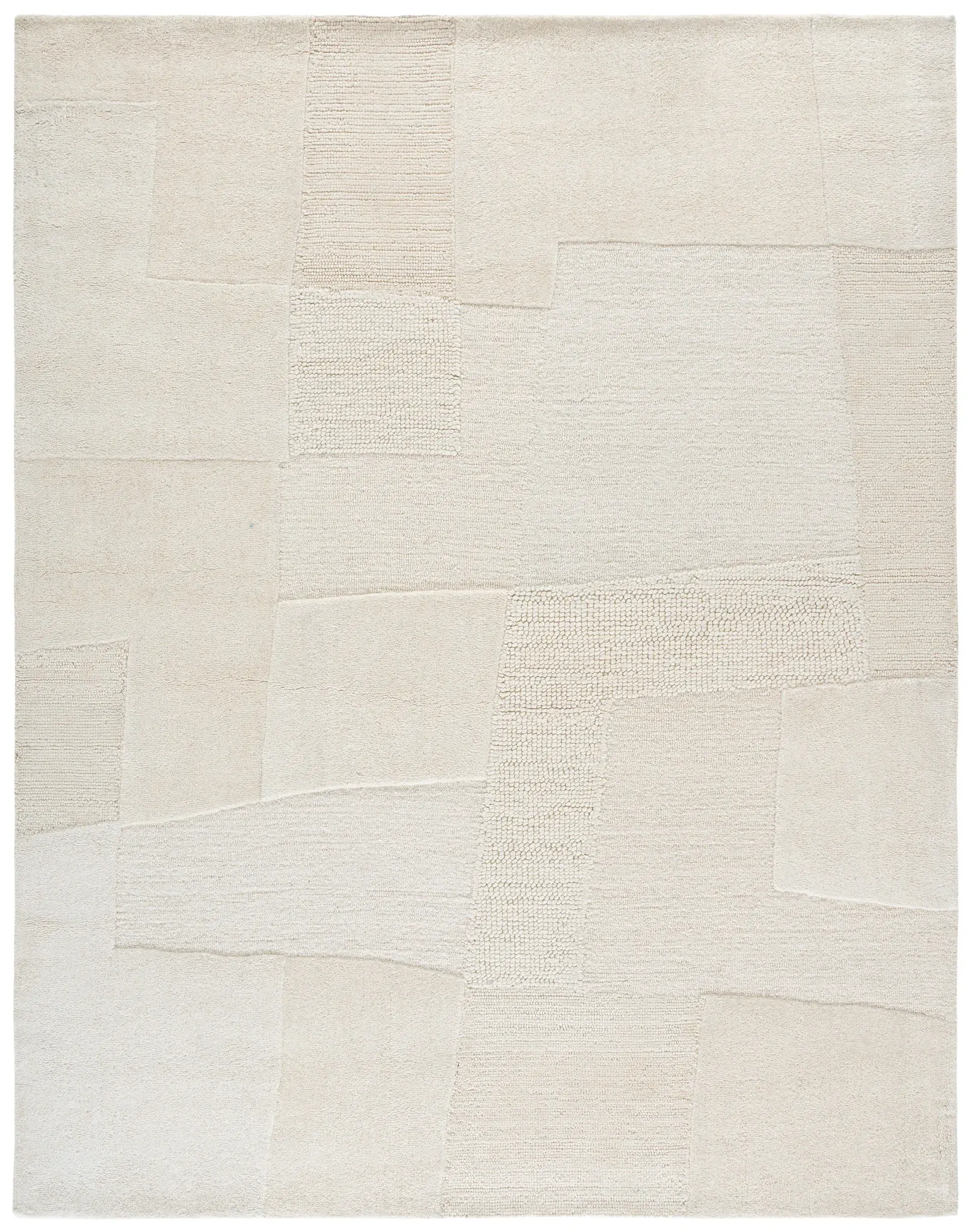 Manhattan Patchwork Hand-Tufted Wool Rug
