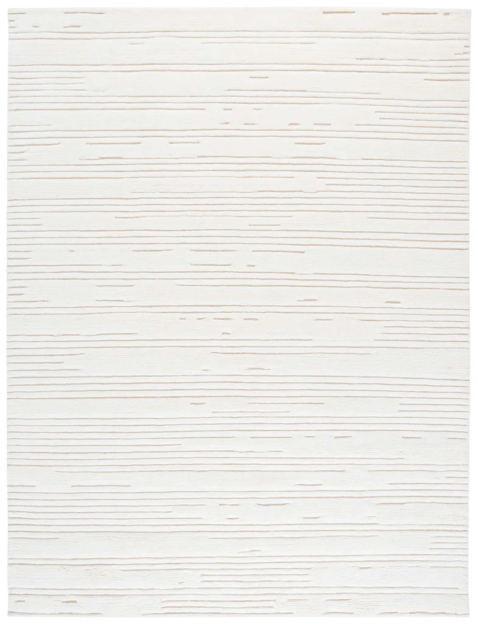Manhattan Textured Stripe Hand-Woven Wool Rug