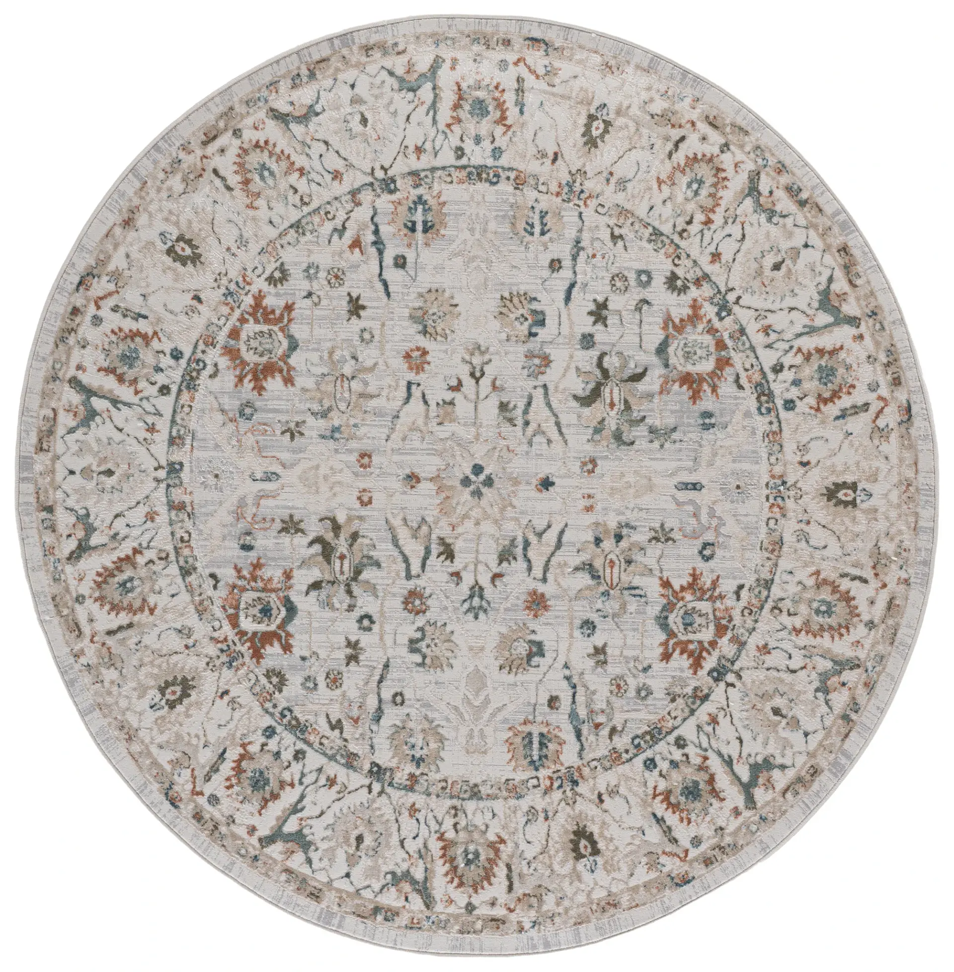 Maven Vintage Bordered Floral Rug