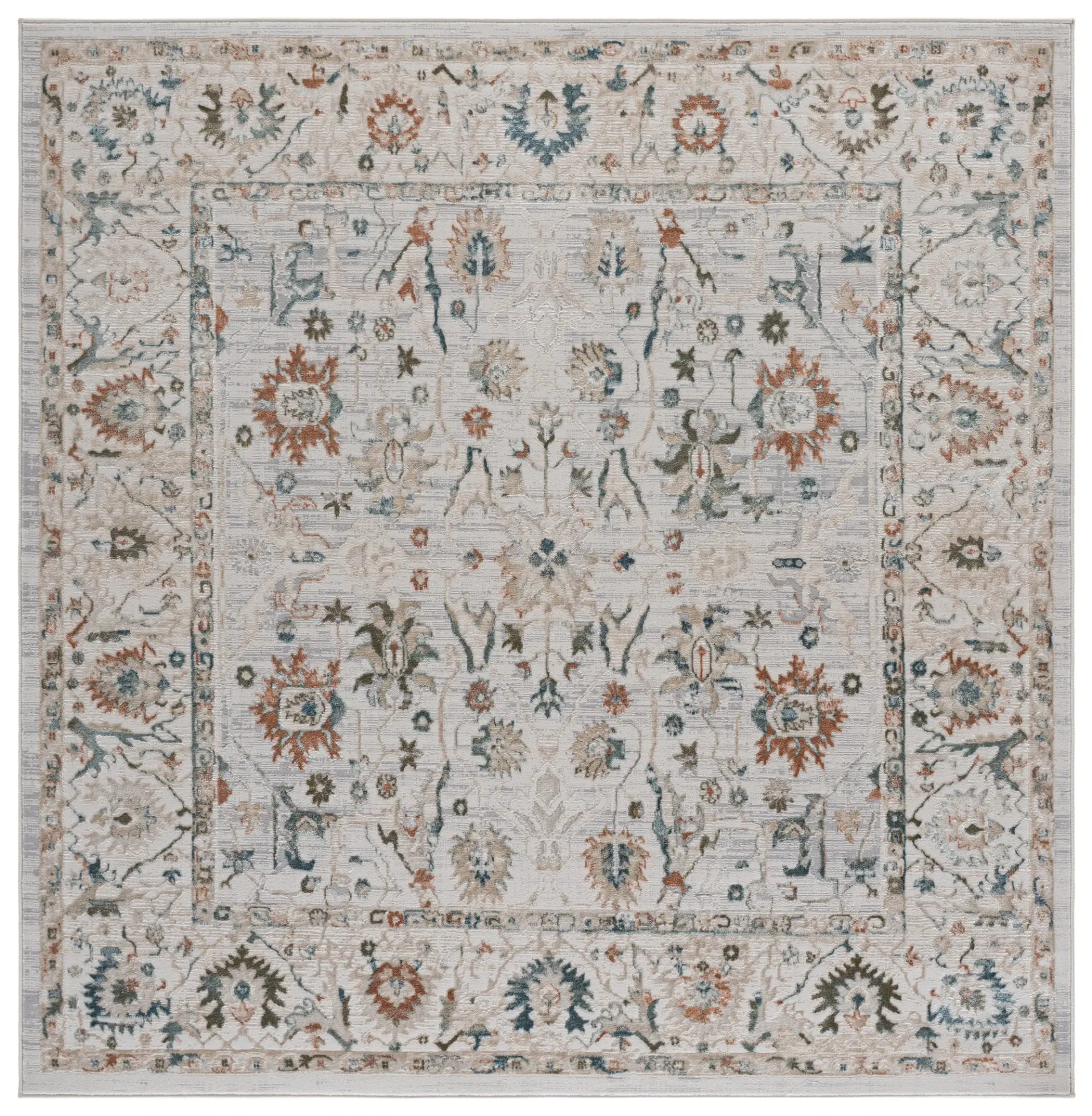 Maven Vintage Bordered Floral Rug