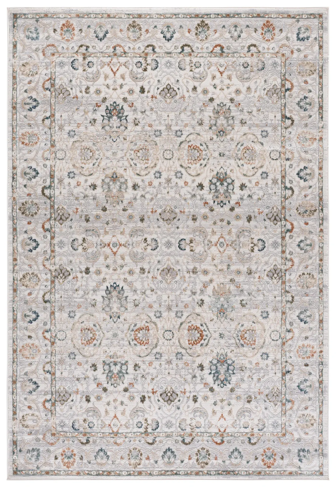 Maven Antiquity Floral Bordered Rug
