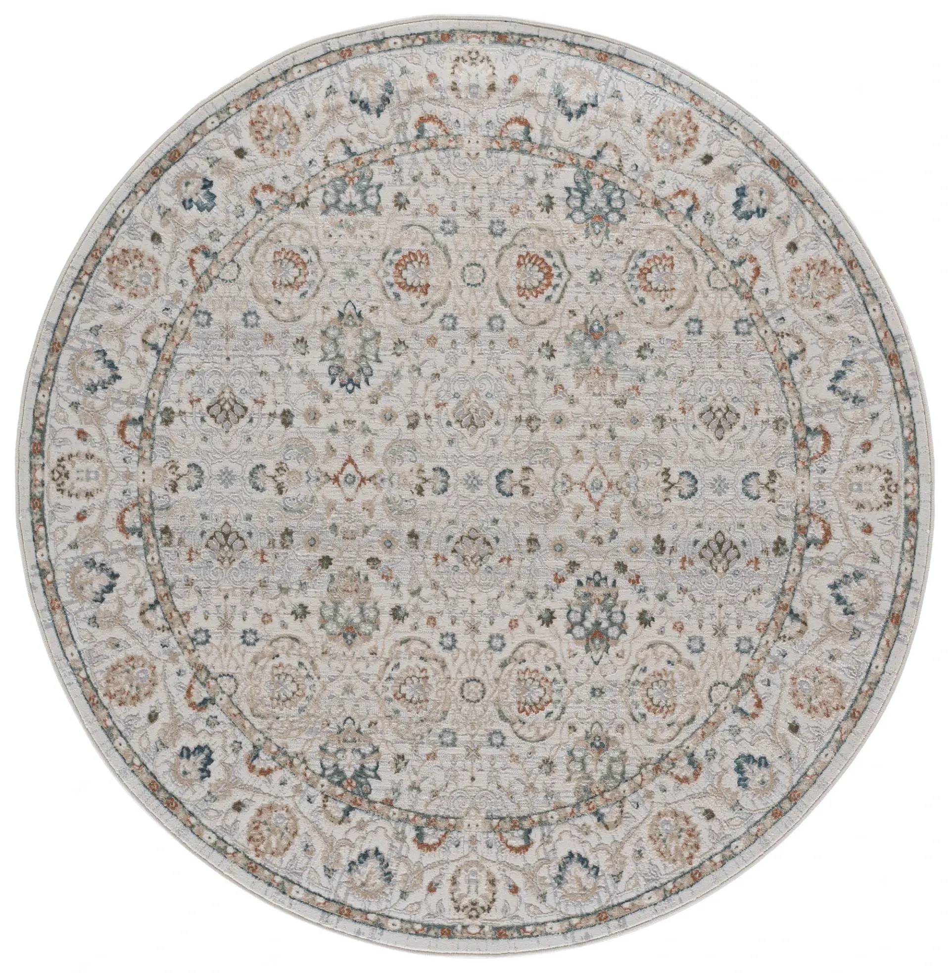 Maven Antiquity Floral Bordered Rug