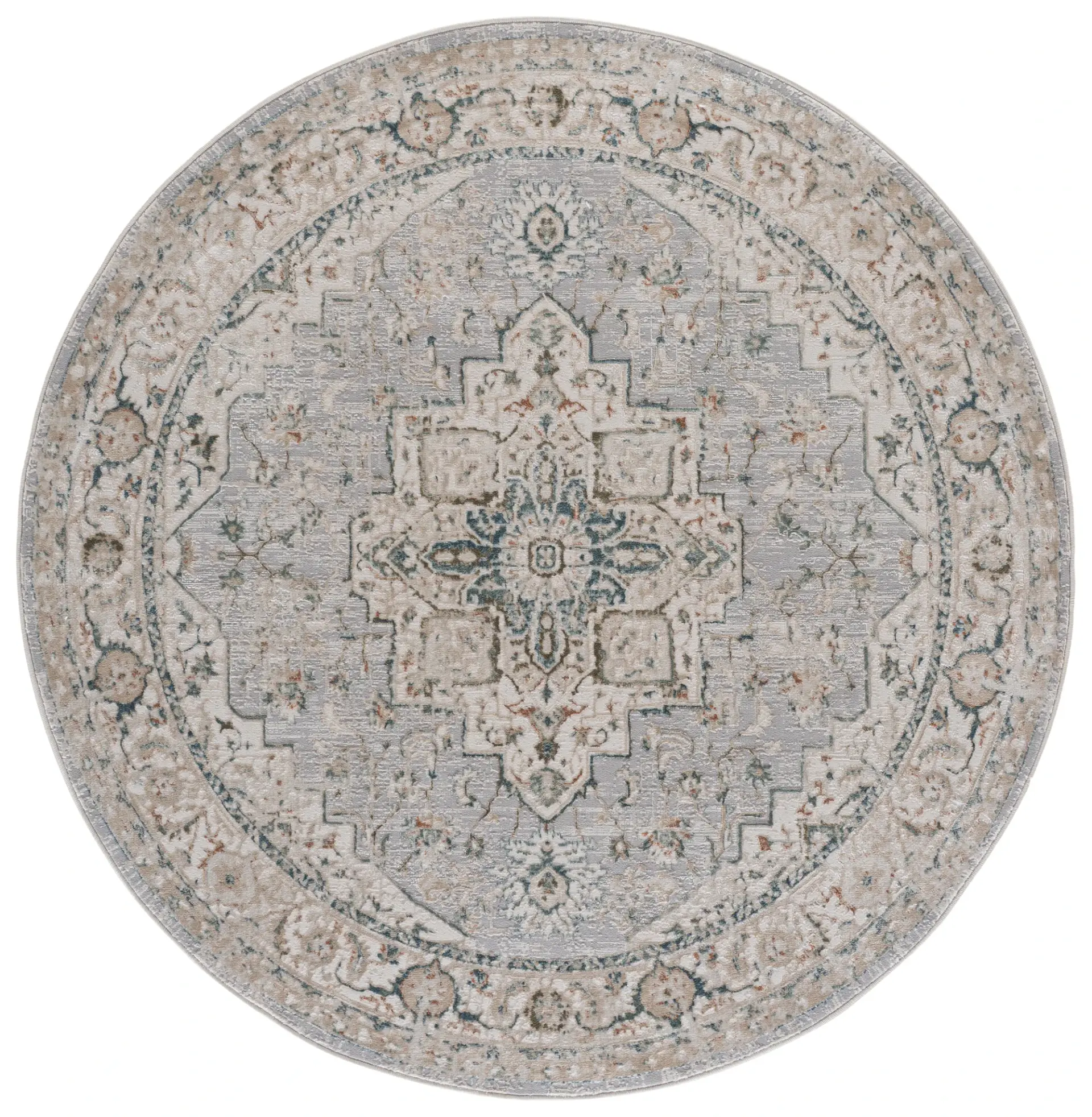 Maven Distressed Medallion Rug