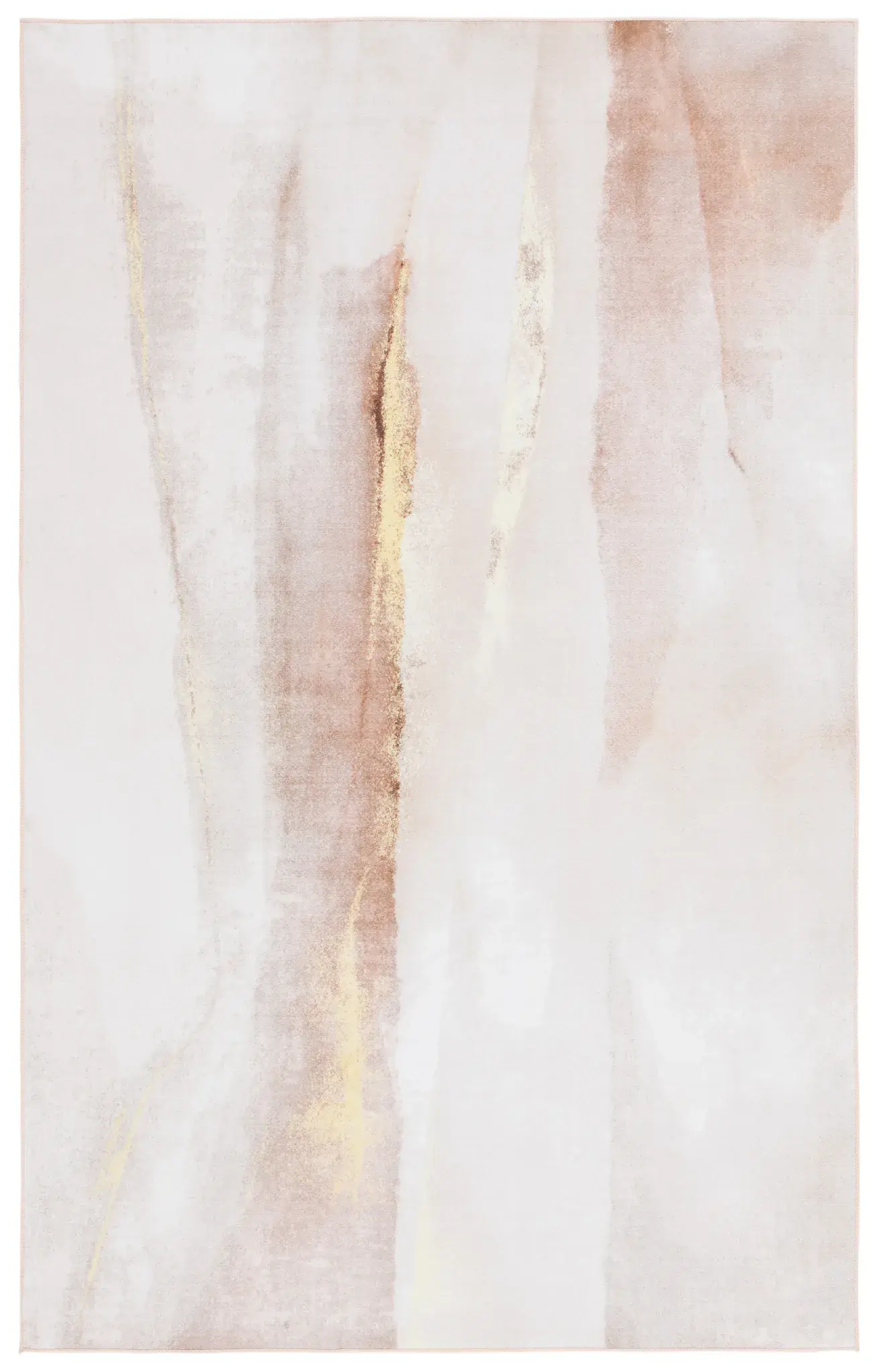 Malibu Watercolor Abstract Washable Rug
