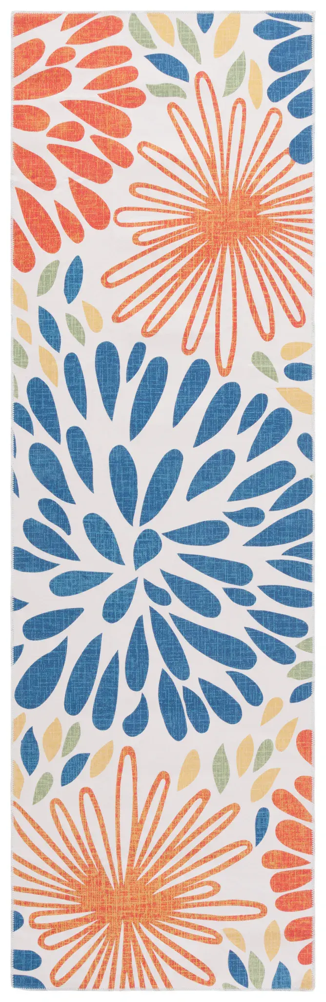 Malibu Floral Bloom Washable Rug