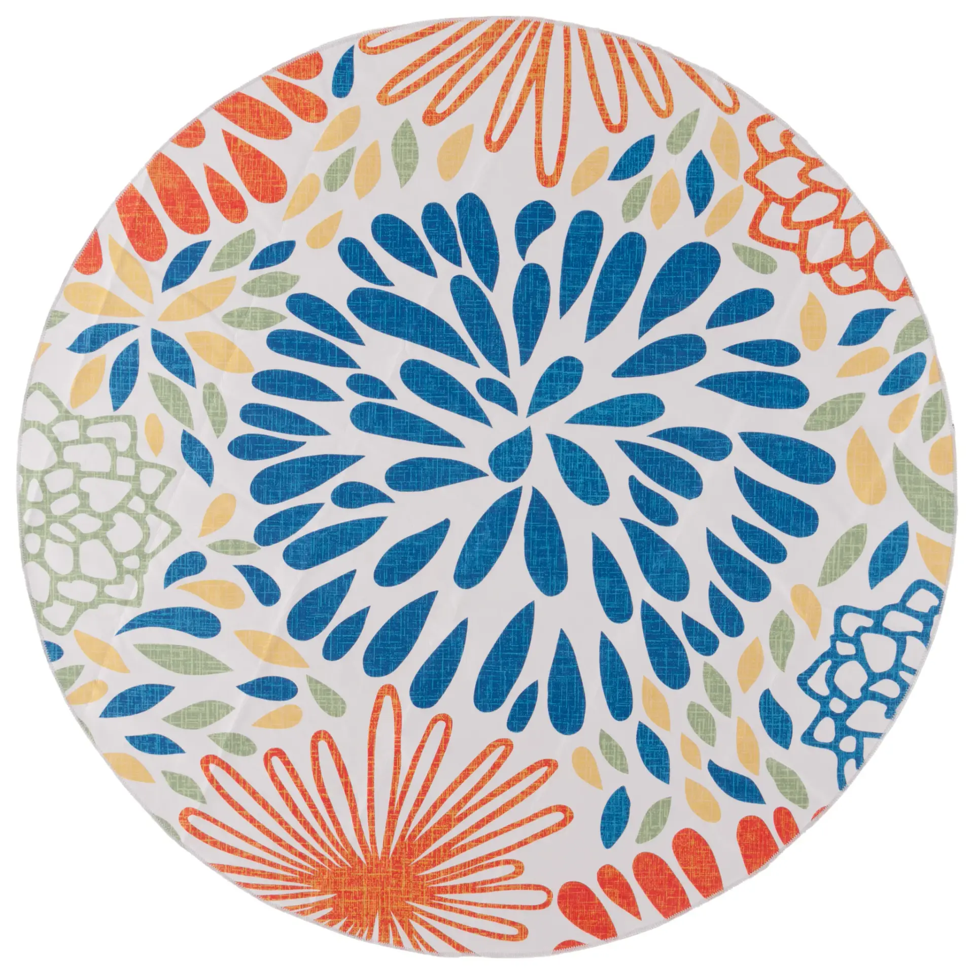 Malibu Floral Bloom Washable Rug
