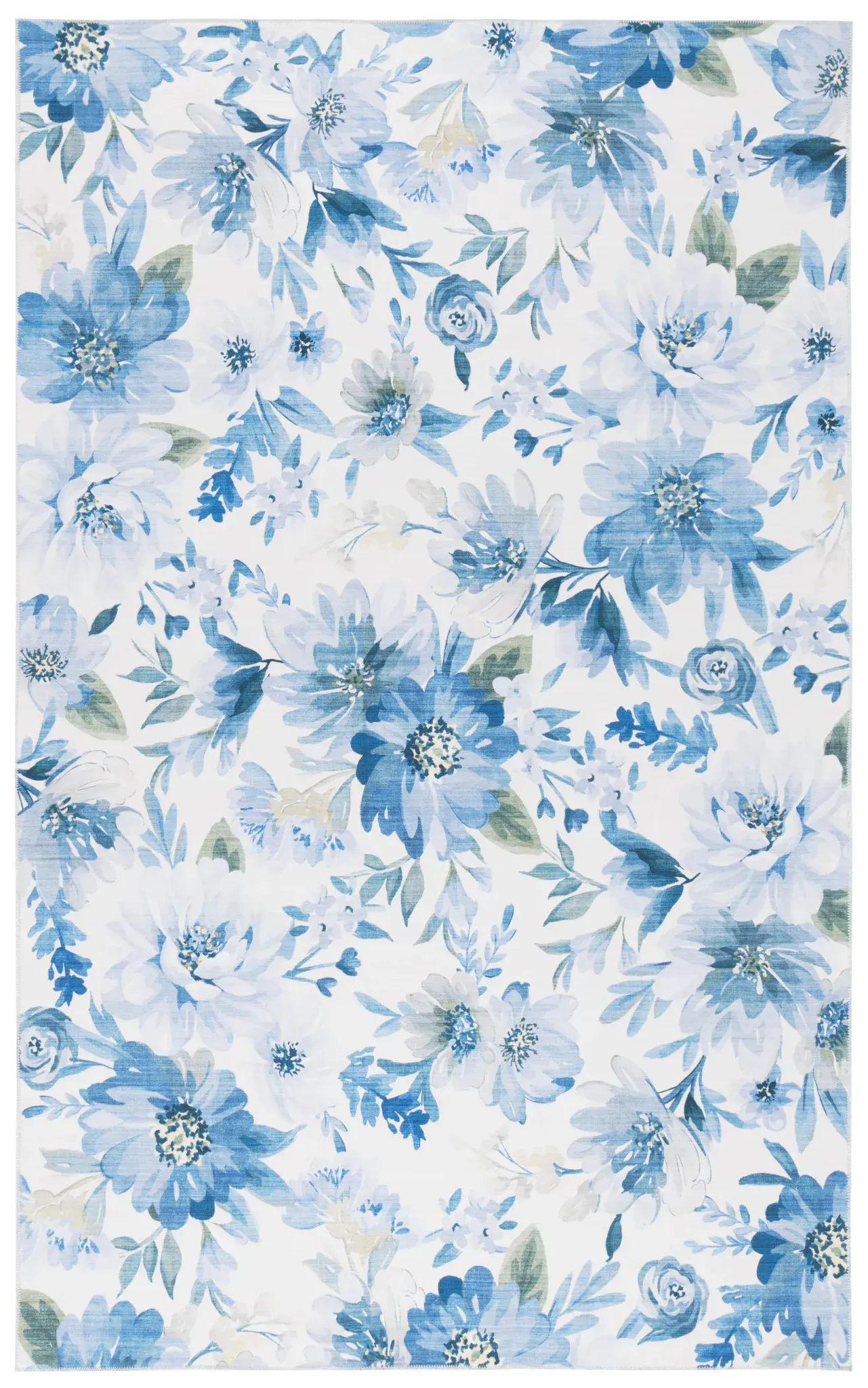 Malibu Floral Washable Rug