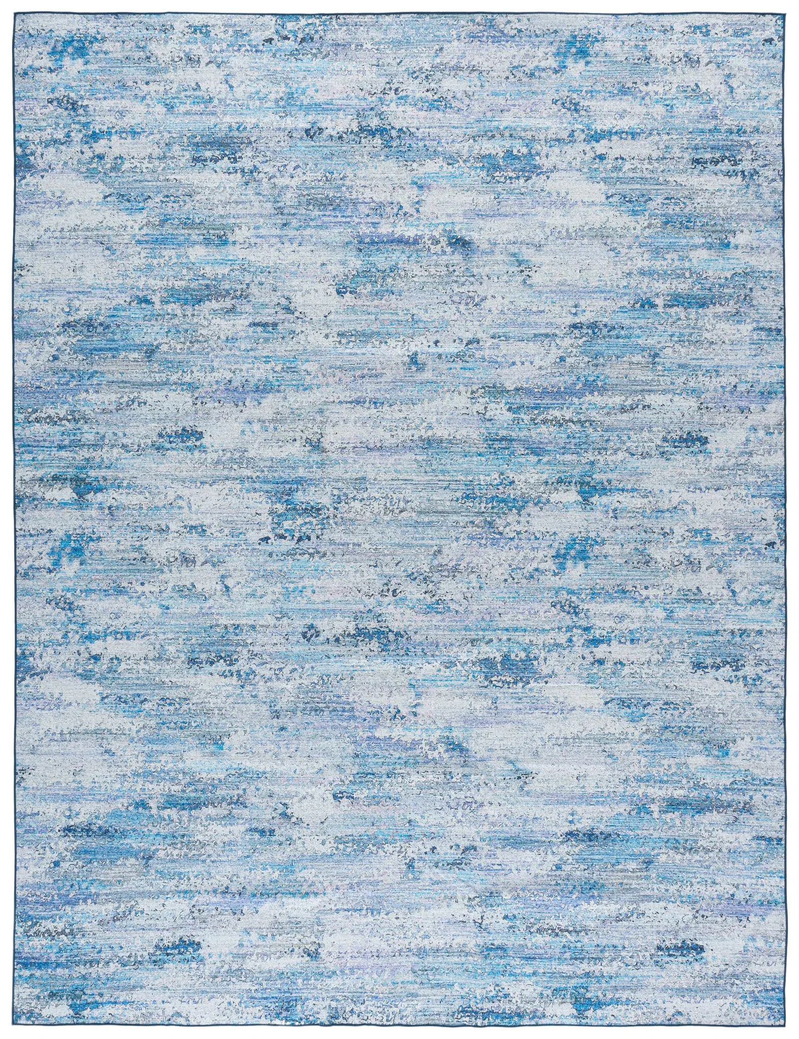Malibu Faded Abstract Washable Rug