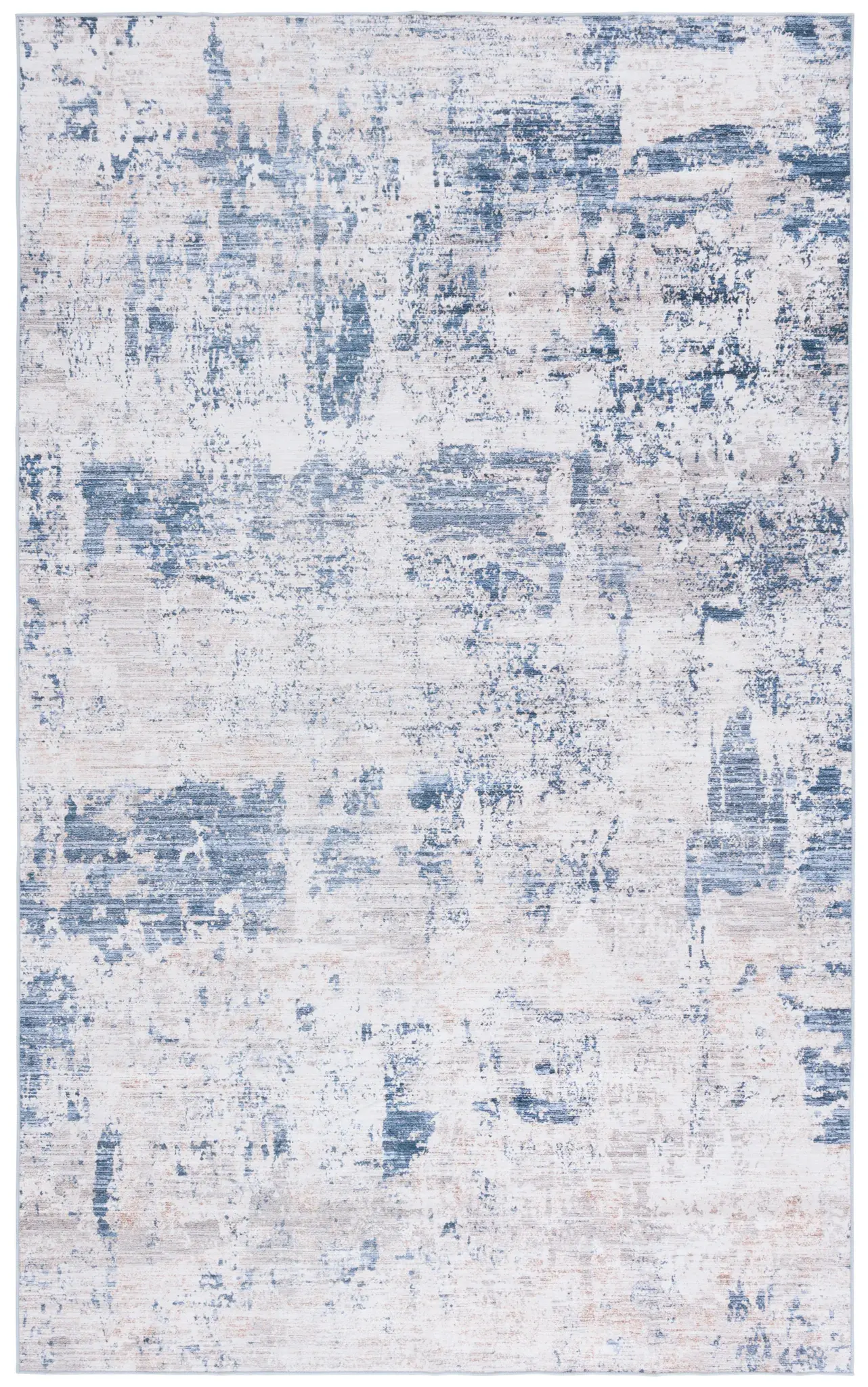 Malibu Abstract Striated Washable Rug