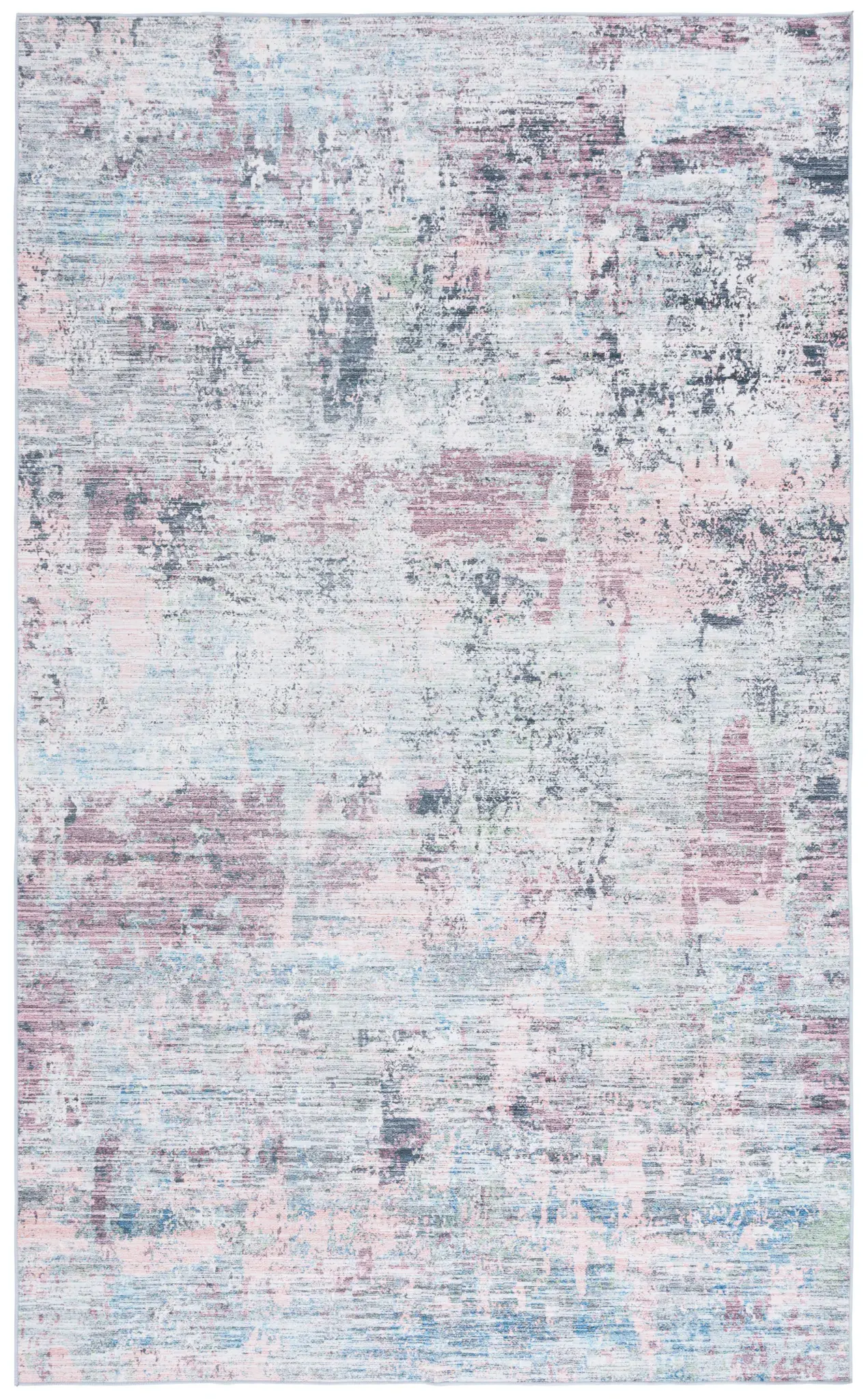 Malibu Abstract Striated Washable Rug