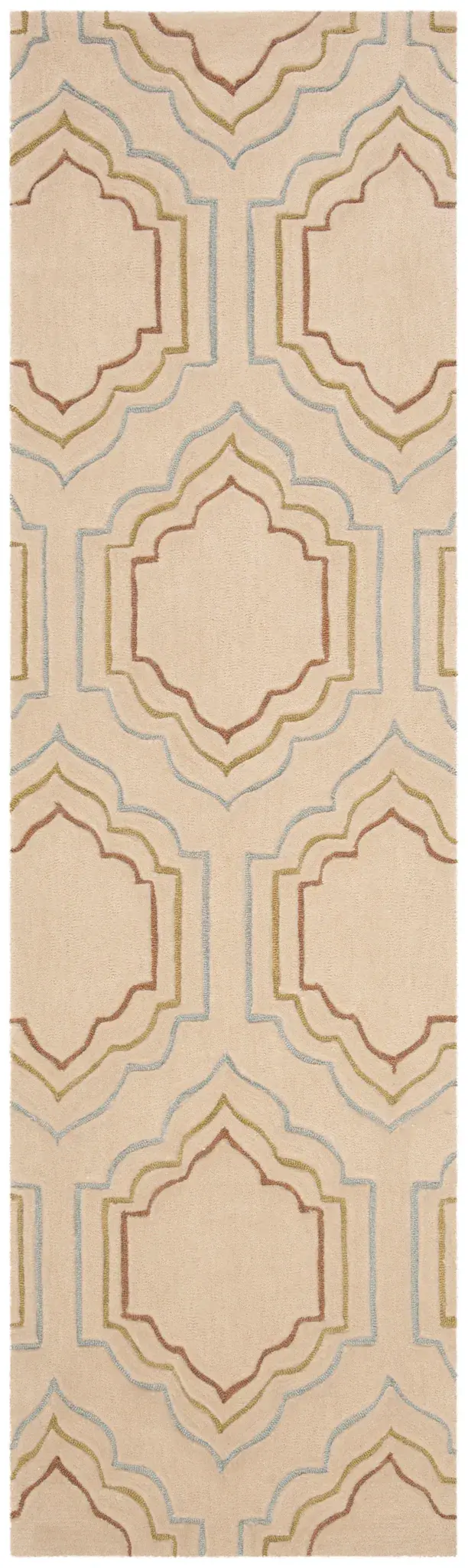 Modern Art Ogee Trellis Hand-Tufted Rug
