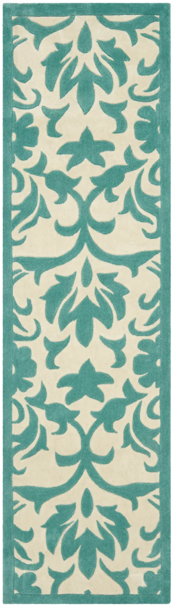 Modern Art Damask Hand-Tufted Rug