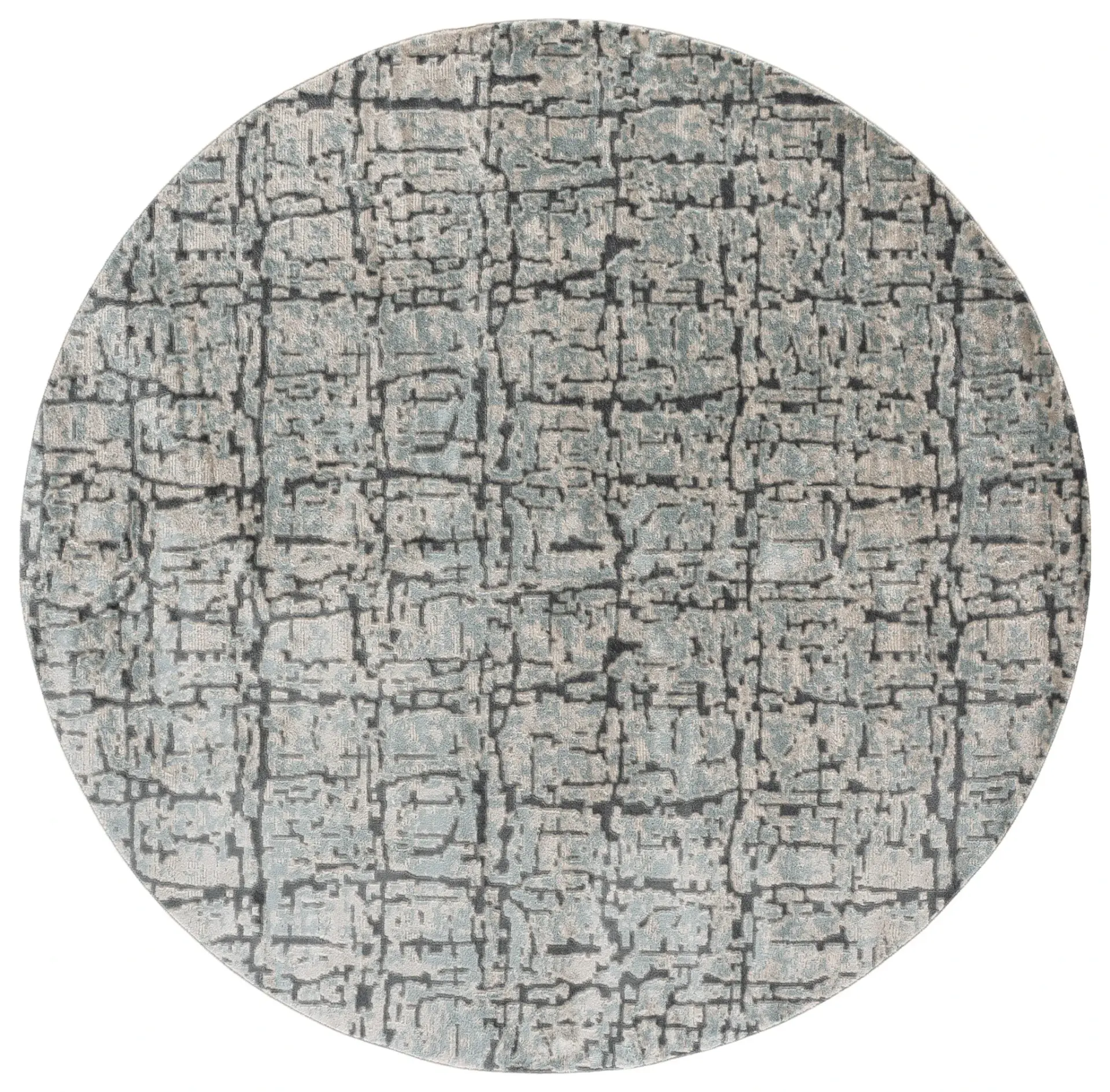 Madrid Abstract Crosshatch Rug