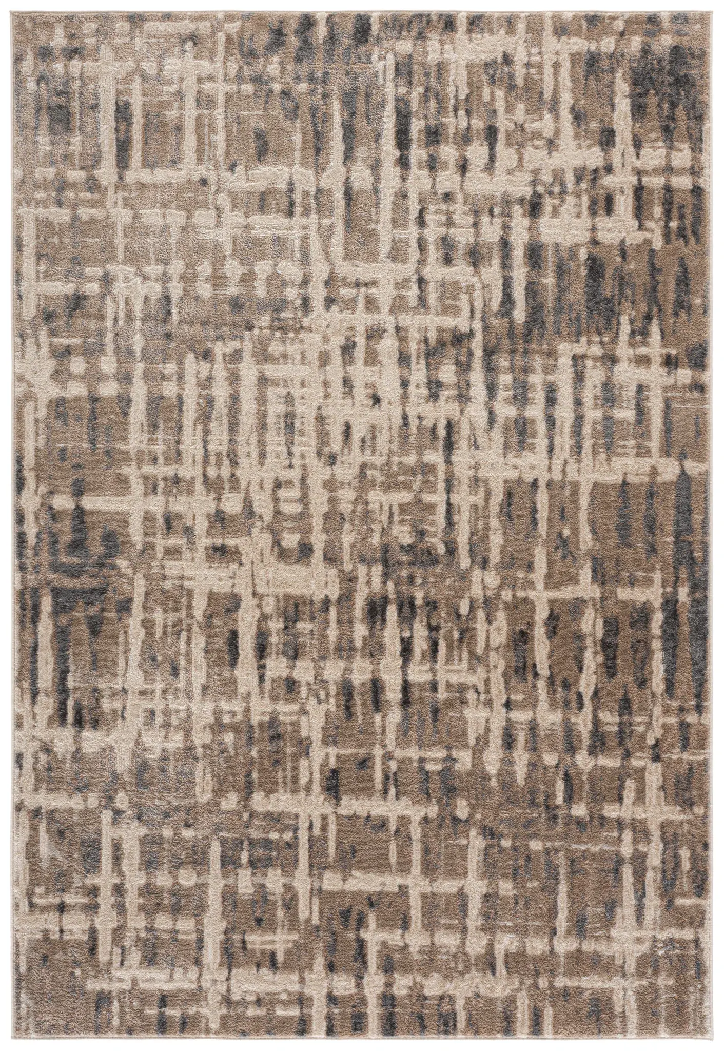 Madrid Abstract Crosshatch Rug
