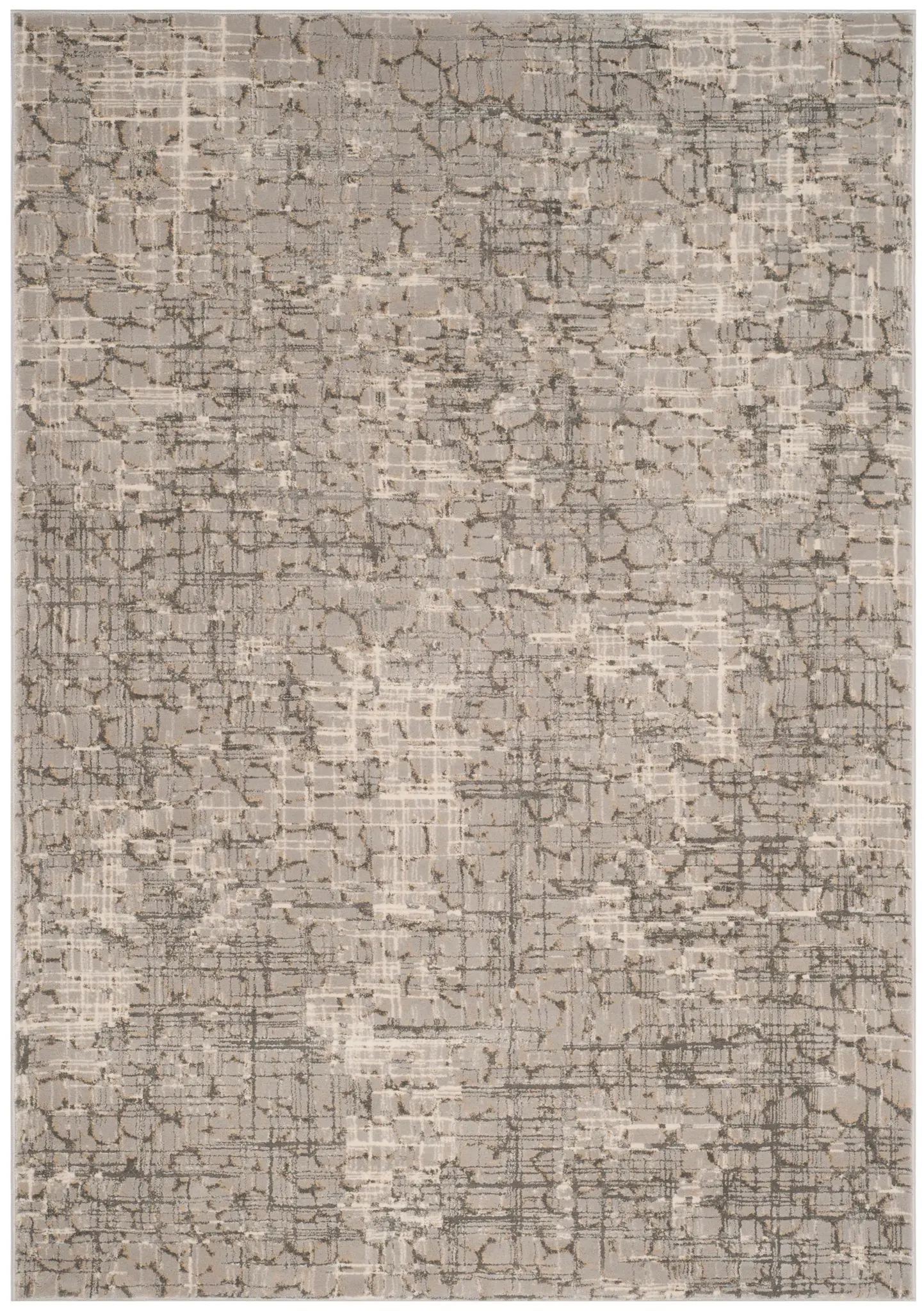 Meadow Abstract Grid Rug