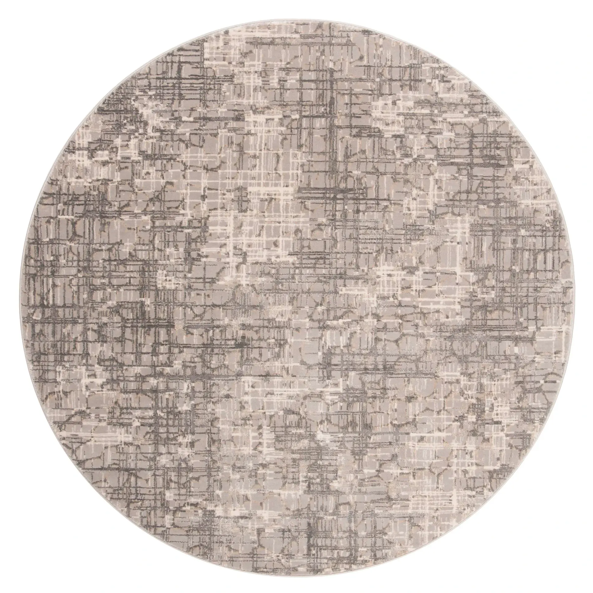 Meadow Abstract Grid Rug