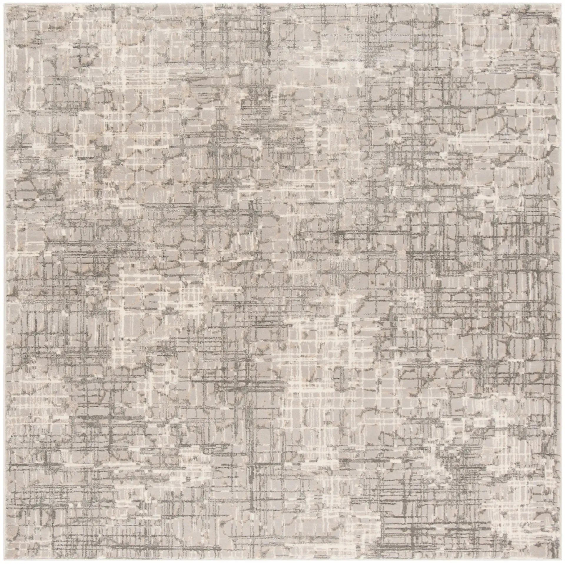 Meadow Abstract Grid Rug