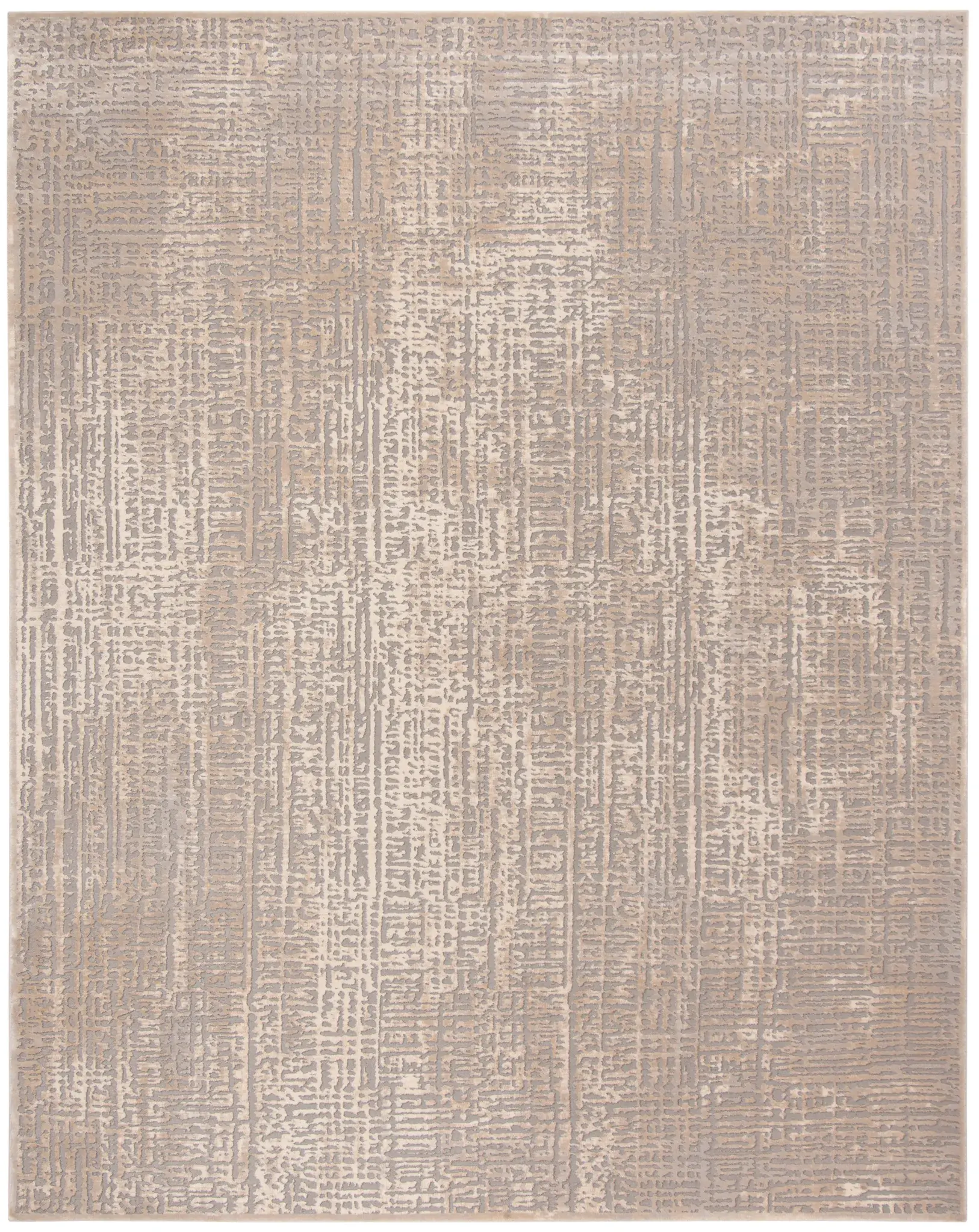 Meadow Abstract Crosshatch Rug