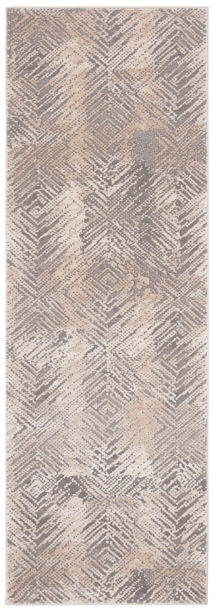 Meadow Distressed Diamond Rug