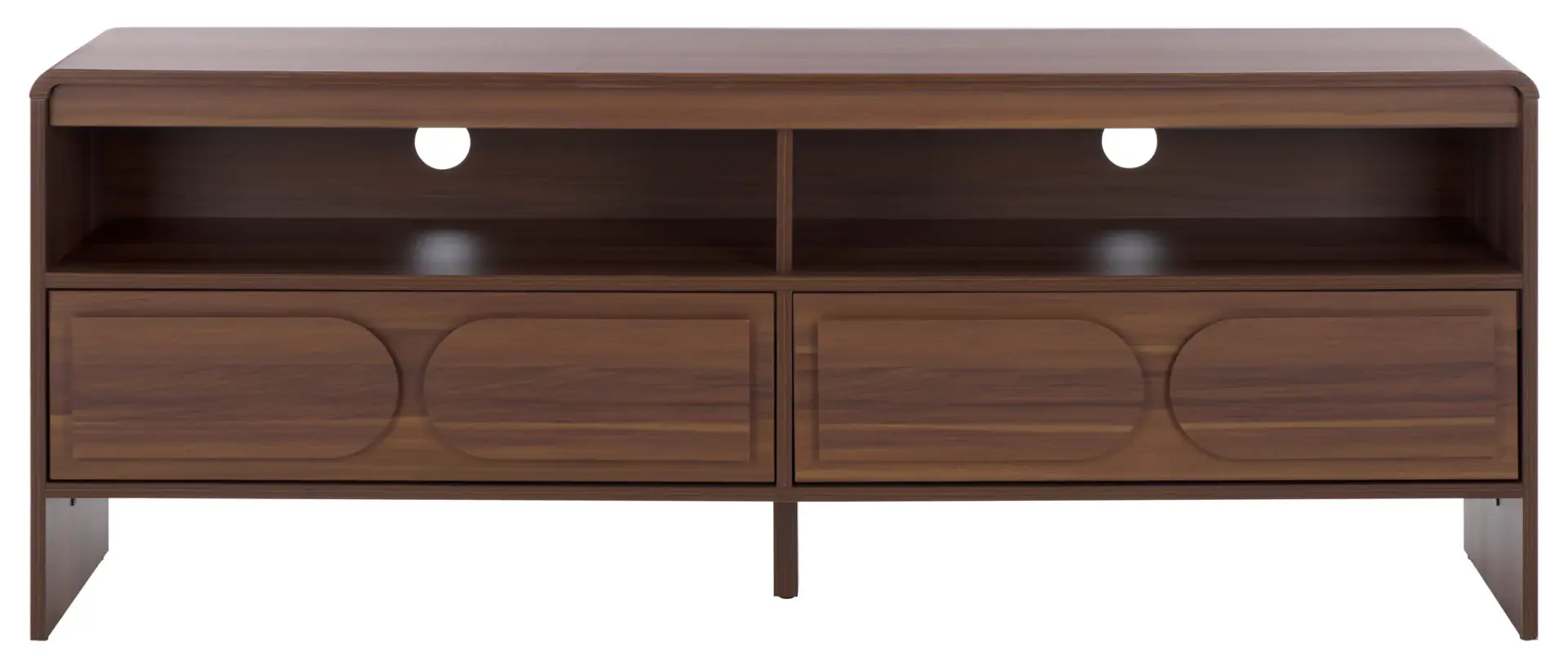 Arsenio Two-Drawer Two-Shelf Media Console