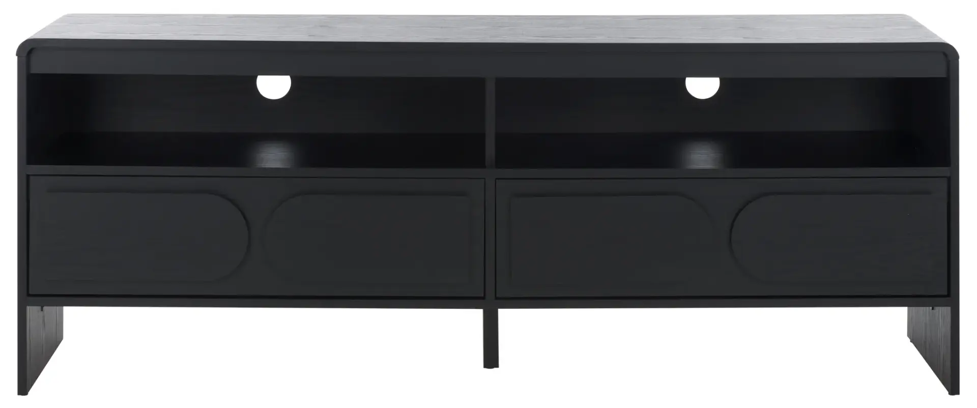 Arsenio Two-Drawer Two-Shelf Media Console