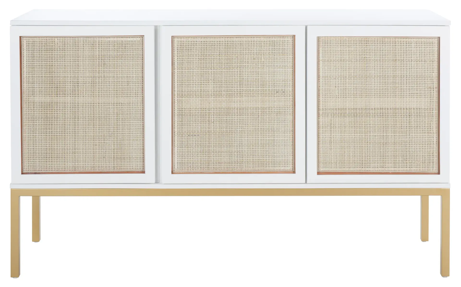 Zadie Two-Shelf Rattan Sideboard