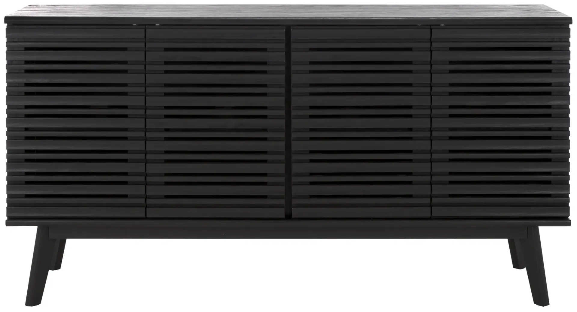 Atlantes Four-Door Four-Shelf Media Stand