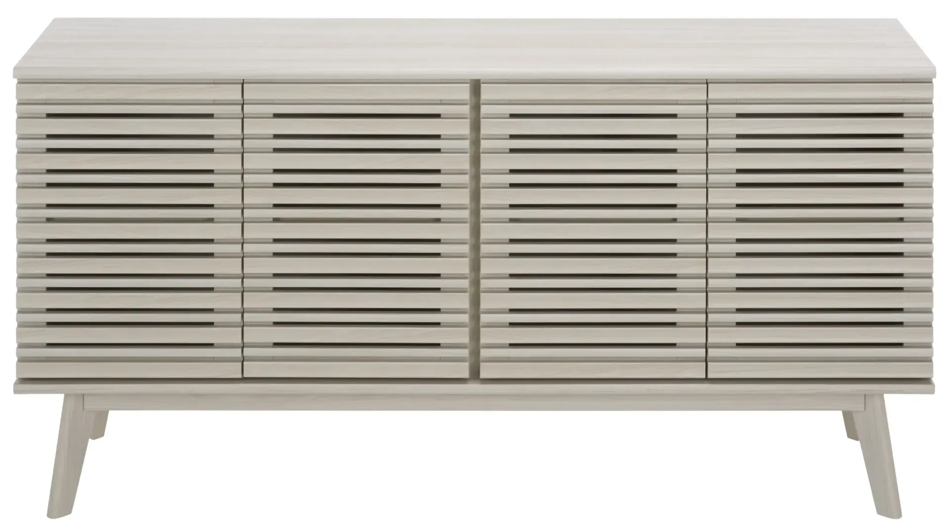 Atlantes Four-Door Four-Shelf Media Stand