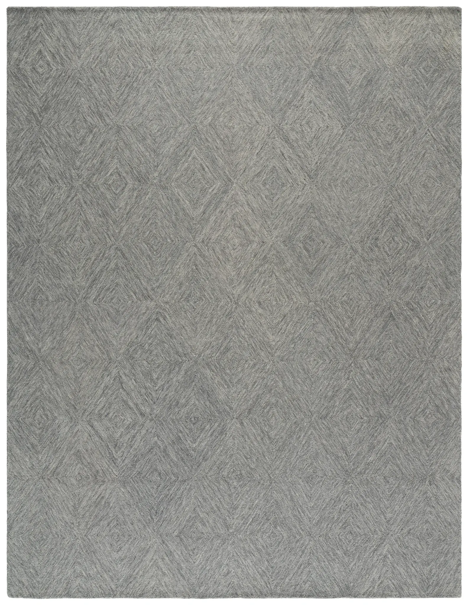 Metro Concentric Diamond Hand-Tufted Wool Rug