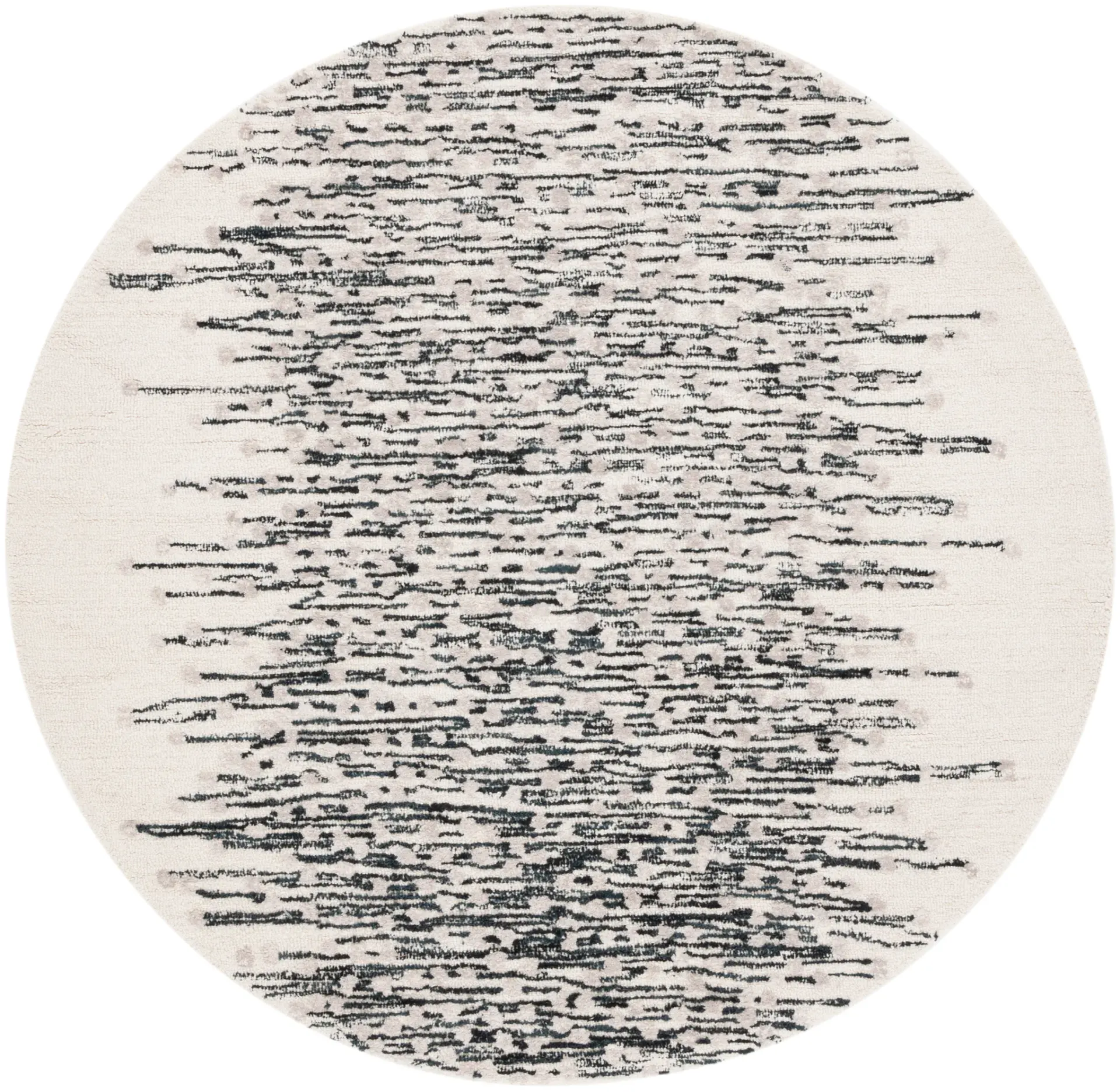 Metro Abstract Stripe Hand-Tufted Wool Rug