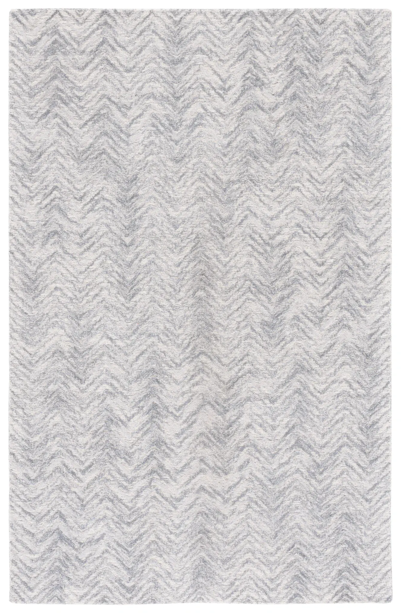 Metro Chevron Hand-Tufted Wool Rug