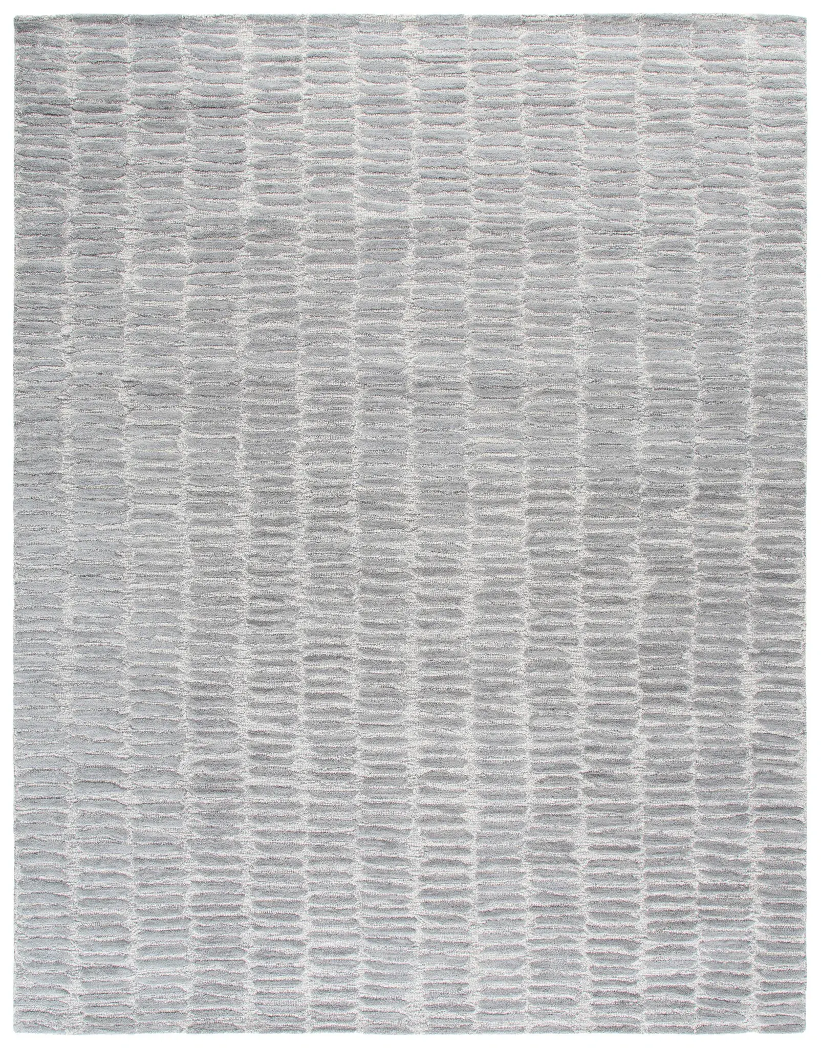 Metro Dashed Stripe Hand-Tufted Wool Rug