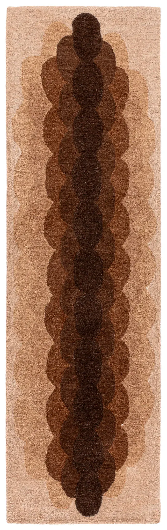 Metro Scalloped Hand-Tufted Wool Rug