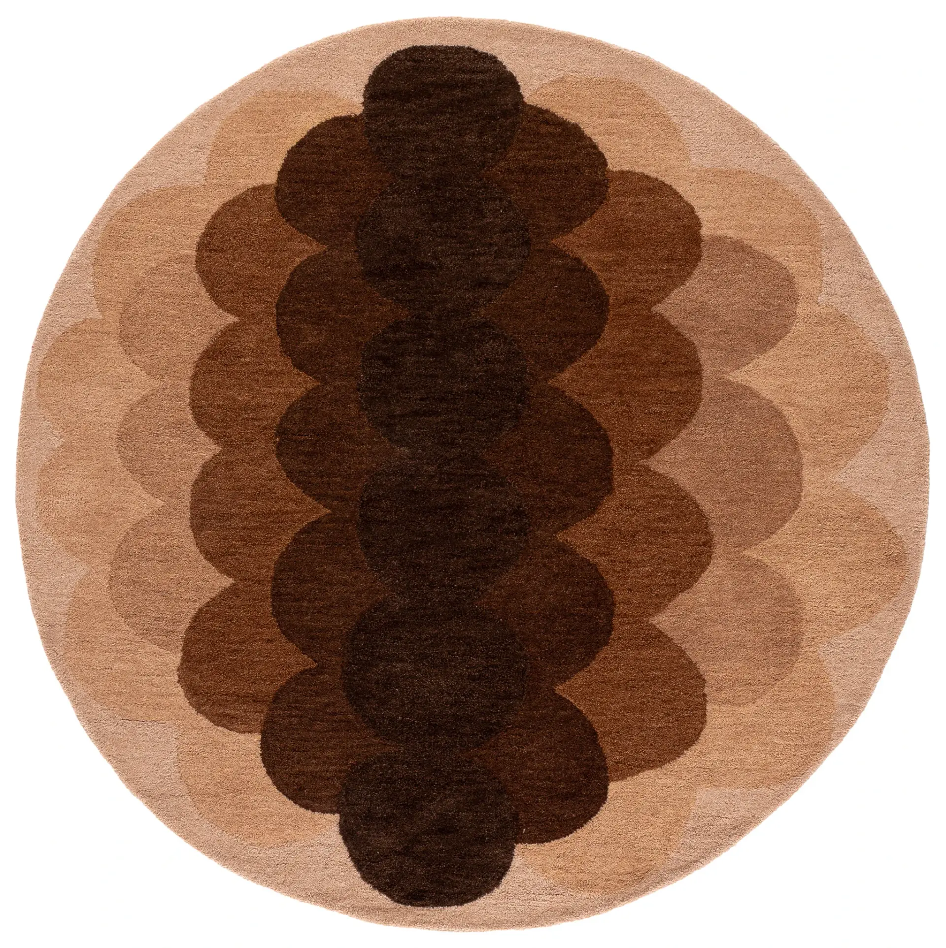 Metro Scalloped Hand-Tufted Wool Rug