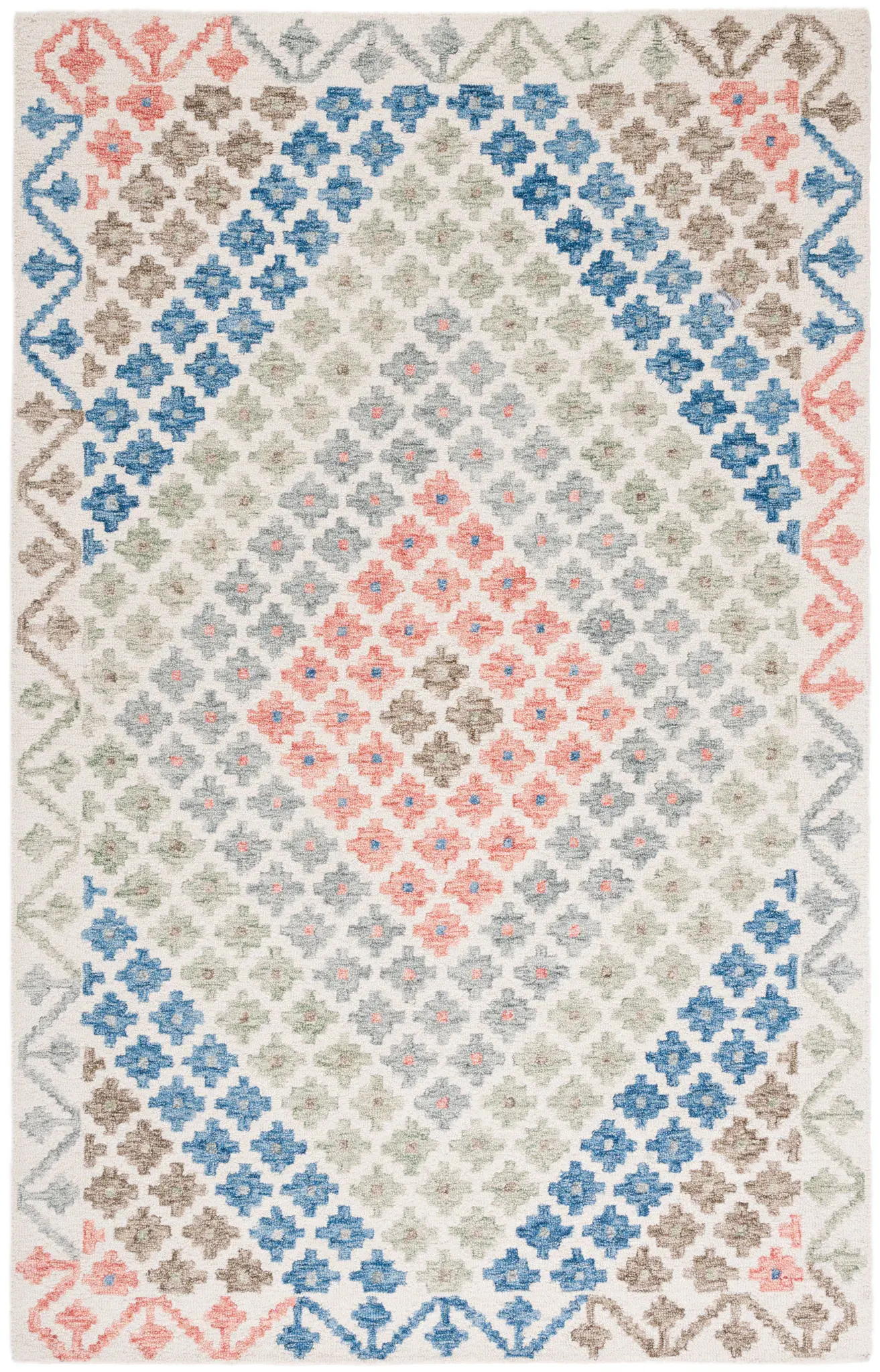 Metro Tribal Chevron Hand-Tufted Wool Rug