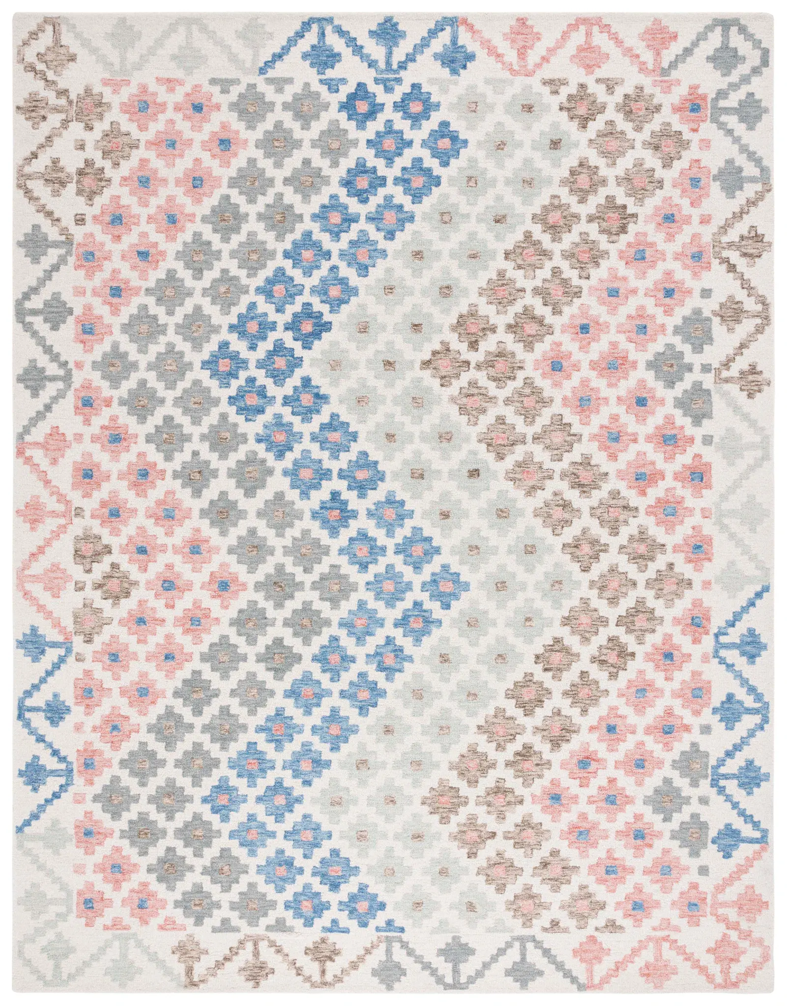 Metro Tribal Chevron Hand-Tufted Wool Rug