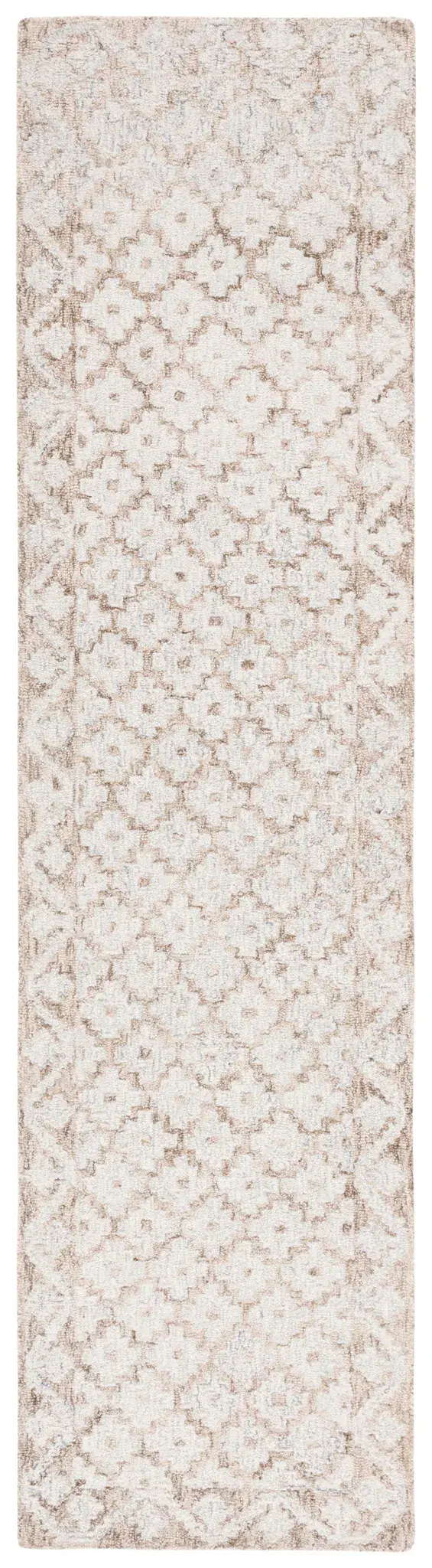Metro Trellis Border Hand-Tufted Wool Rug