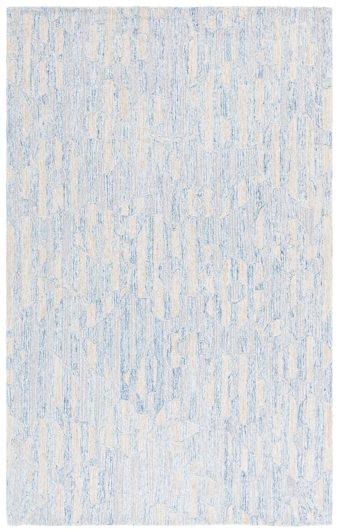 Metro Abstract Linear Hand-Tufted Wool Rug