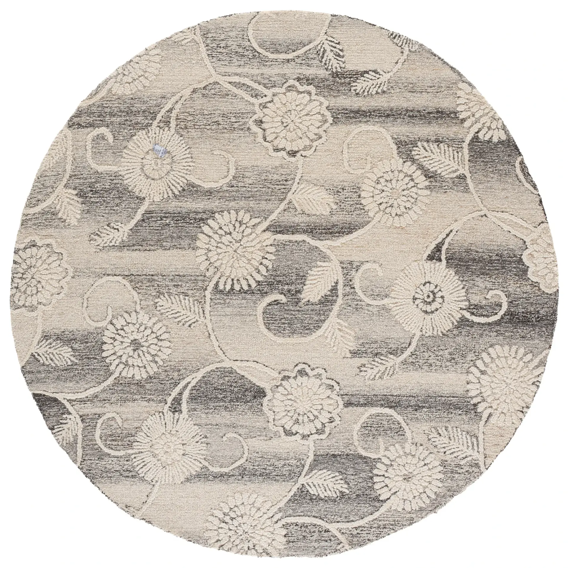 Metro Embroidered Vine Hand-Tufted Wool Rug